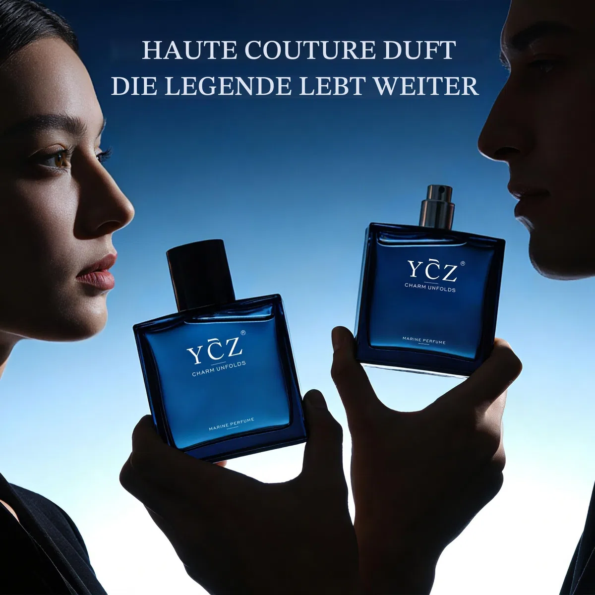 Ycz Charm Marine – Eau de Parfum für Herren 1.7oz – Langanhaltender Parfüm Herren Duft mit orientalisch holziger, ideal für besondere Anlässe und somit das perfekte Geschenk für den Gentleman