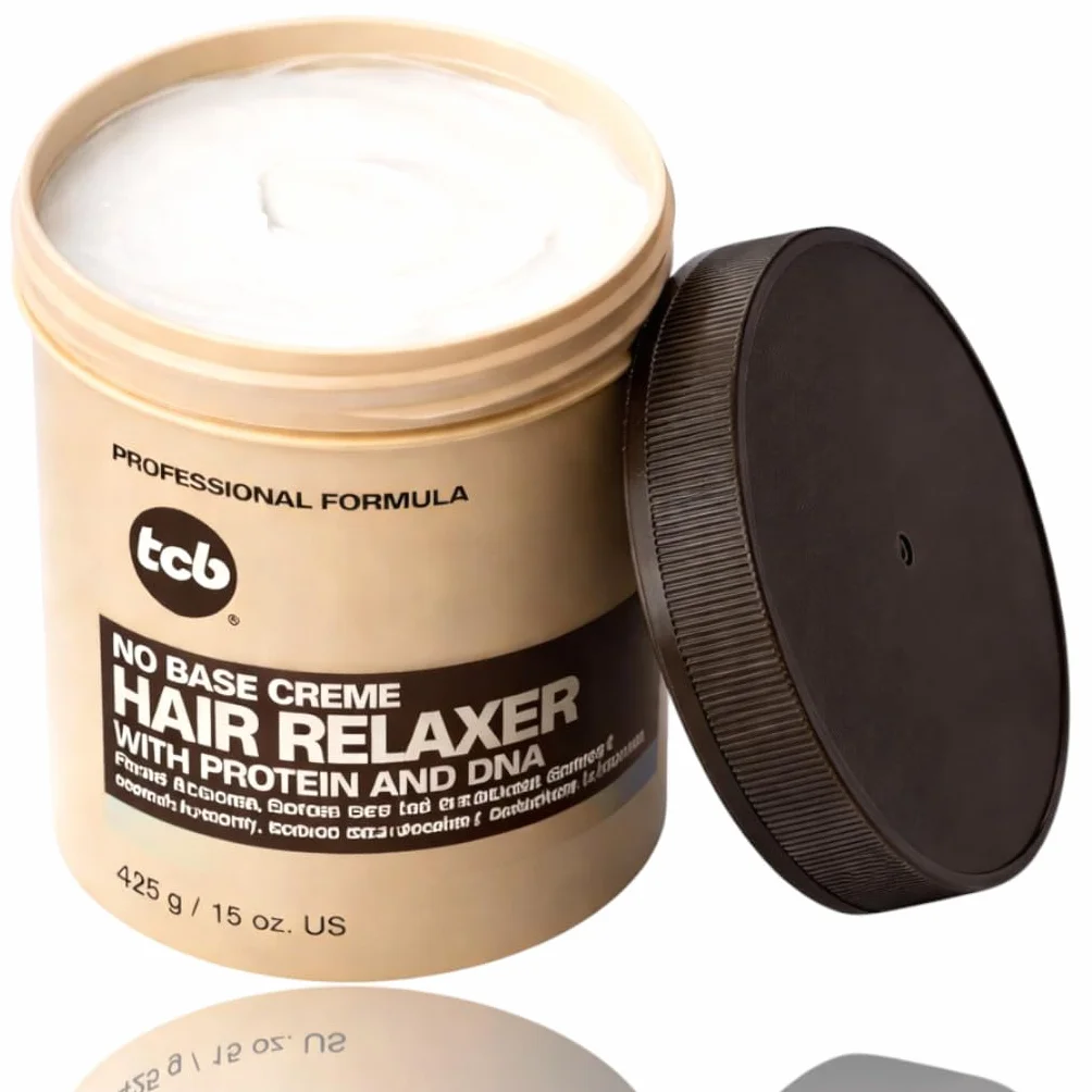 3x Relaxer/Glättungscreme TCB No Base Creme Hair Relaxer REGULAR - NORMAL 425g (Insgesamt - 1275g)