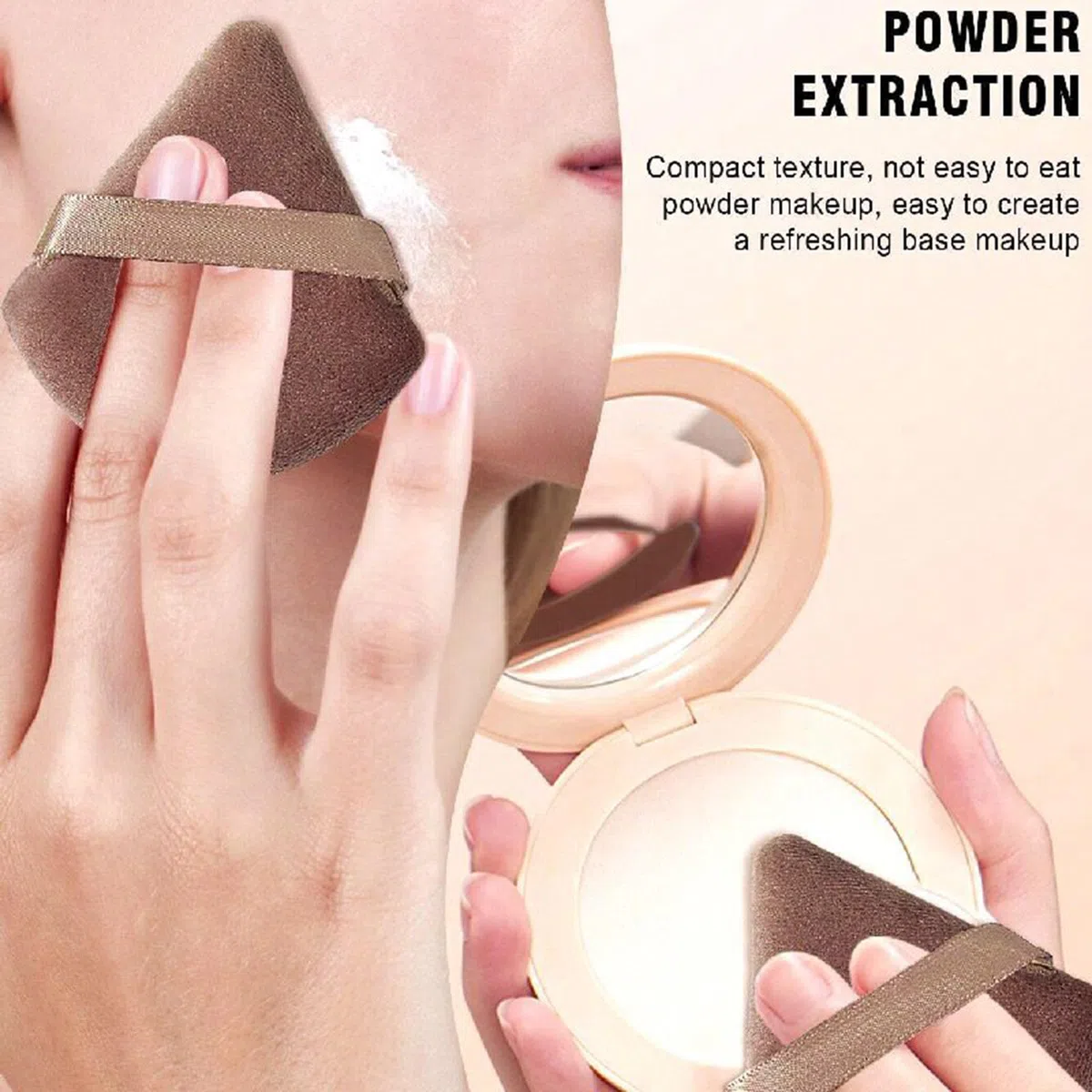 40 Stück Pinselset Makeup Professionelles Make up Pinsel set für Frauen | Foundation-Mischungen | Premium Beauty-Werkzeuge, Schwamm für Foundation, Make-up-Applikatoren (40 Stück - Kaffee)