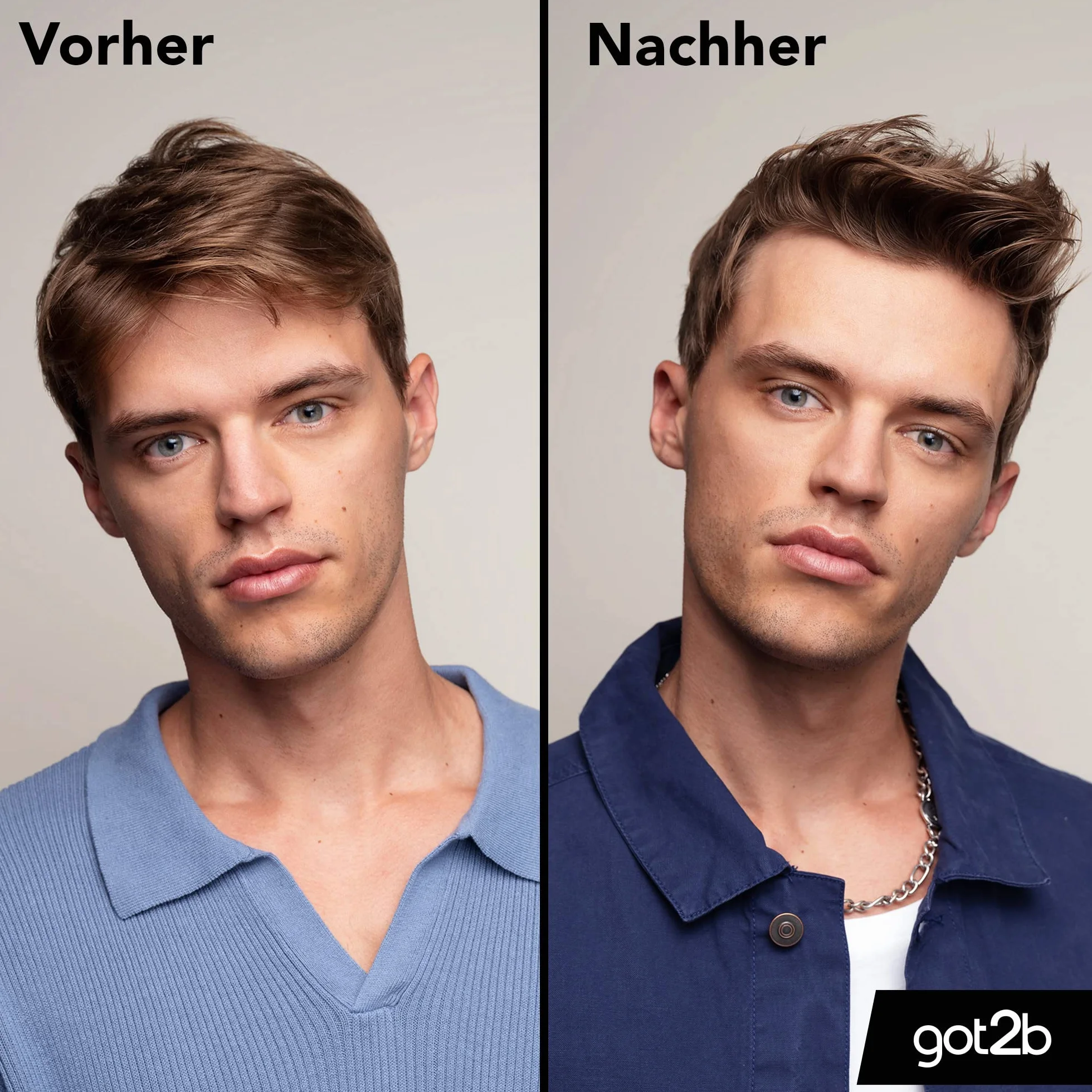 got2b Strand Matte Matt-Paste (100 ml), Styling Paste für matte Surfer Looks, zum Strubbeln, Texturieren oder Zähmen ohne Verkleben, leichter Halt (Packung mit 4)