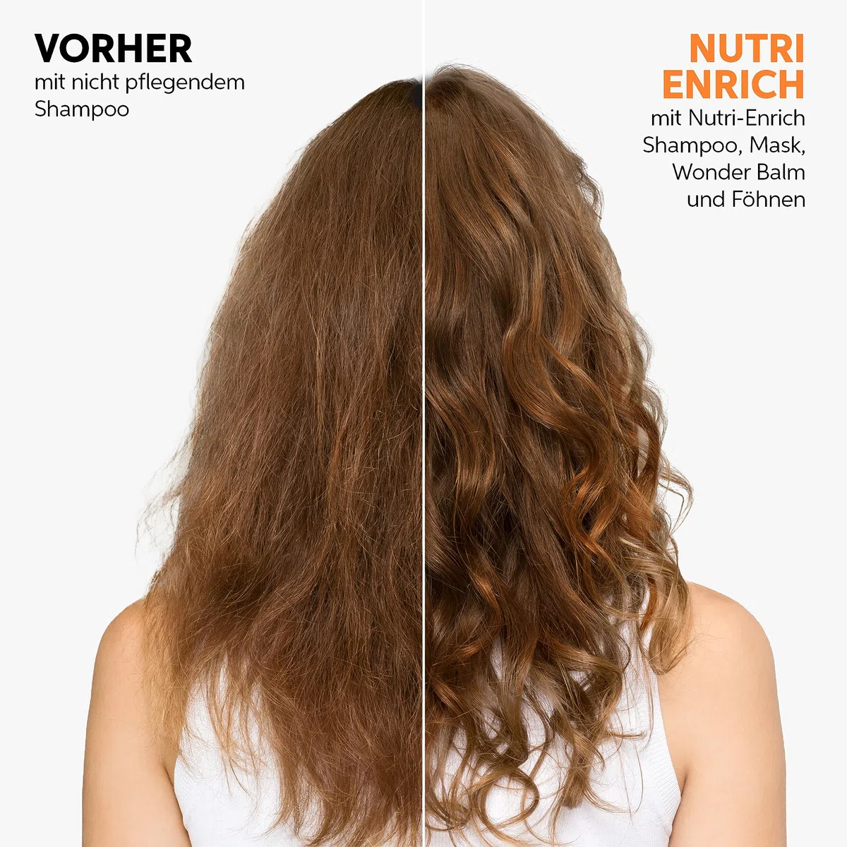 Wella Invigo Nutri Enrich Shampoo – nährendes Feuchtigkeitsshampoo für trockene & strapazierte Haare – mit Goji-Beeren & Vitaminen – glättend & intensiv pflegend