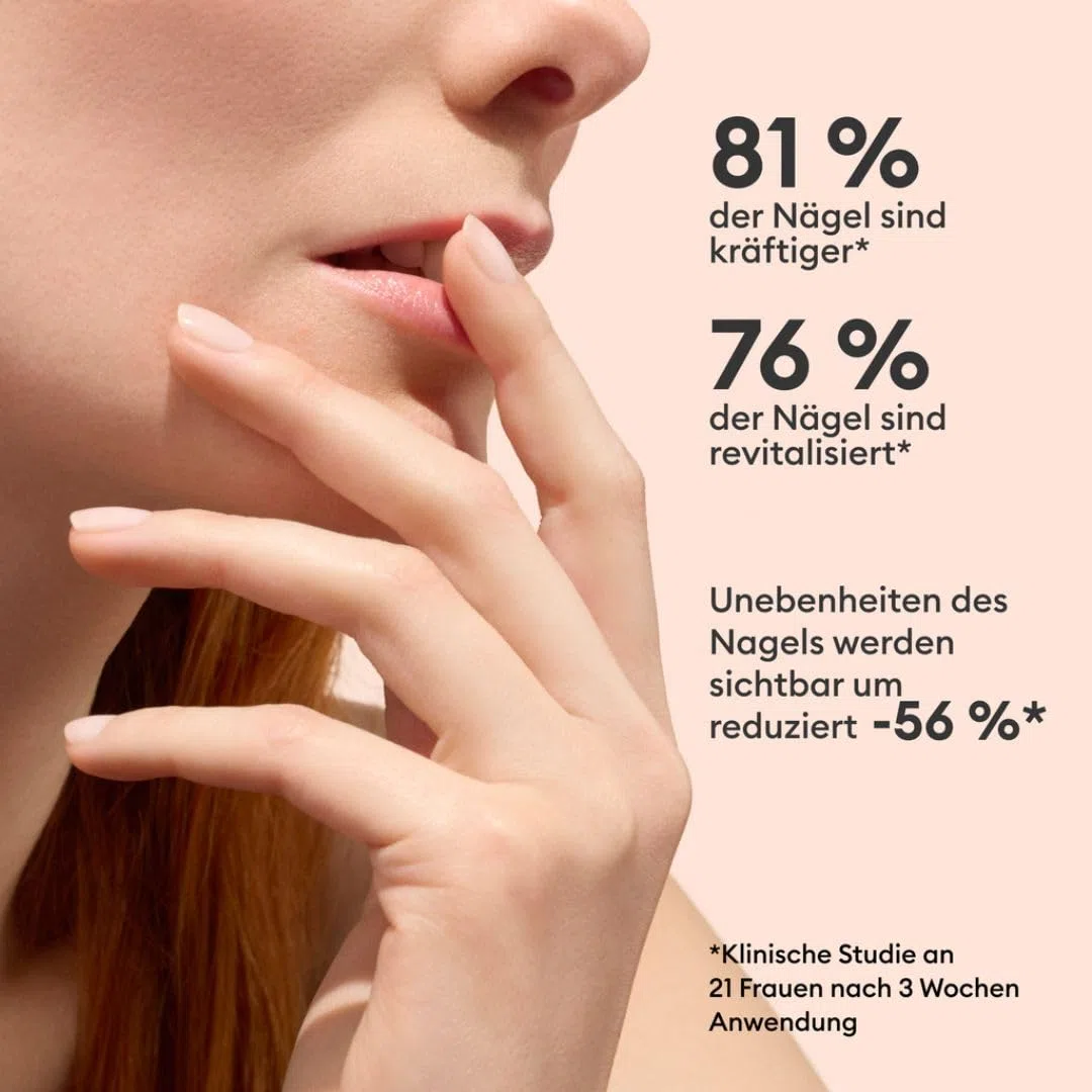 Manucurist Active Smooth 00 Nagellack Schnelltrocknend – Pflegenagellack mit CC Polish-Effekt & Satiniertem Nude-Finish, Veganer Nagelhärter mit AHA & Vitamin E, 15 ml