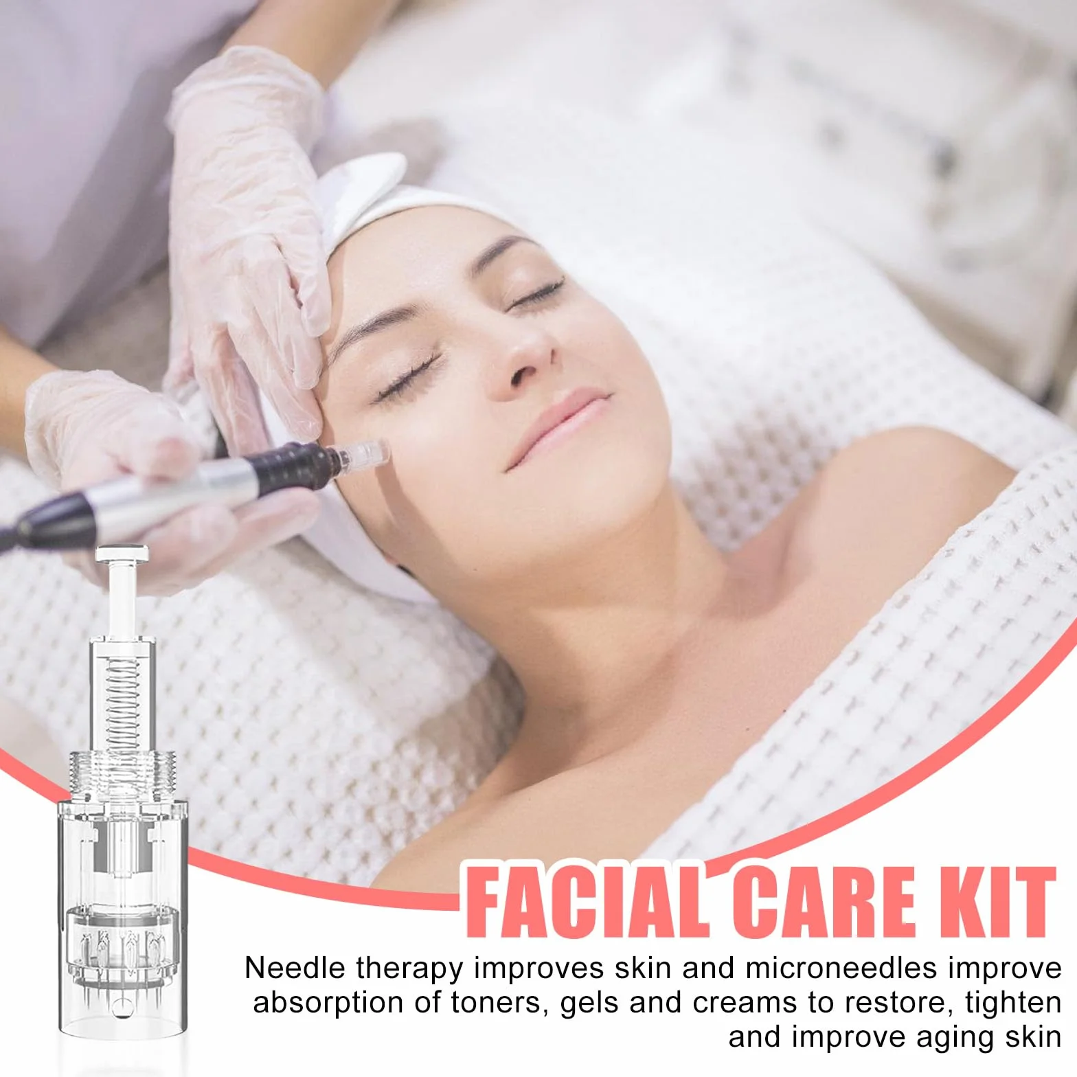 30 Stücke Microneedling Nadeln, Ersatz Derma Pen, 36 Pins Micro Nano Nadeln Kartuschen Ersatzteile Mikronadel Nadelpatronen Dermapen Microneedling Gerät Ersatznadeln Needle Für Hautwiederherstellung