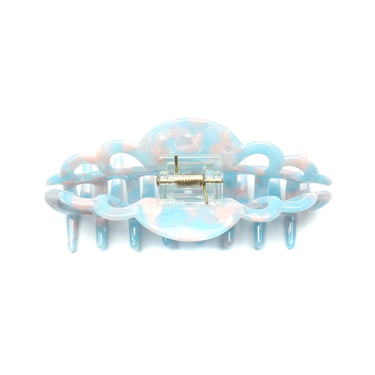 Groß Acetat Haarklammer Haarspange Damen Haarschmuck Haar clips, Blau