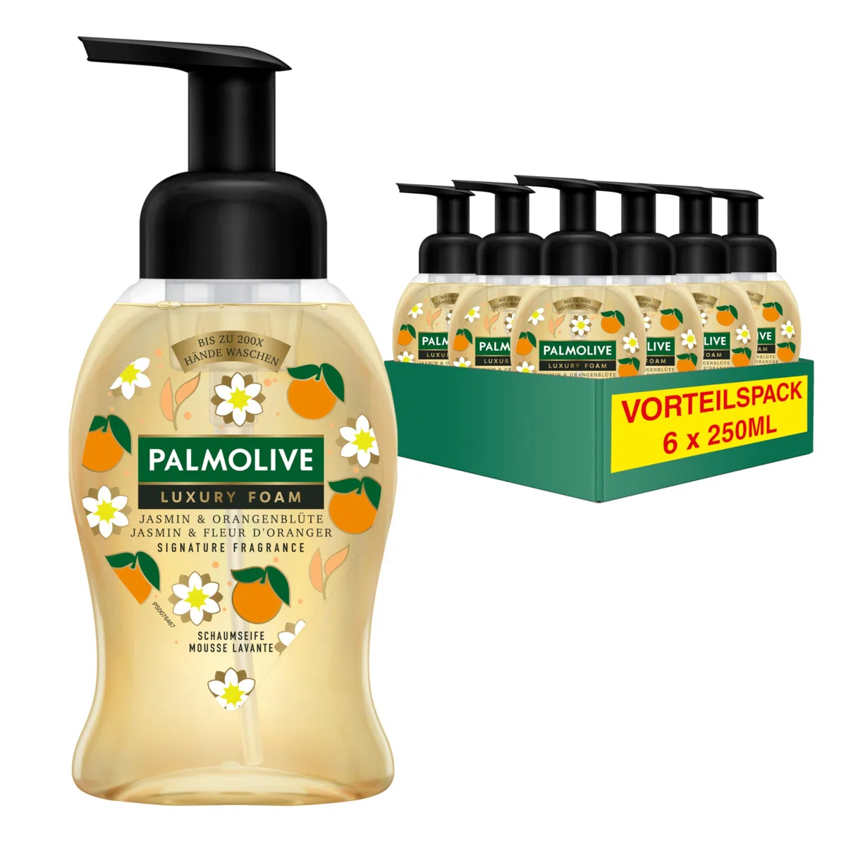 Palmolive Luxury Foam Schaumseife Jasmin & Orangenblüten 250ml