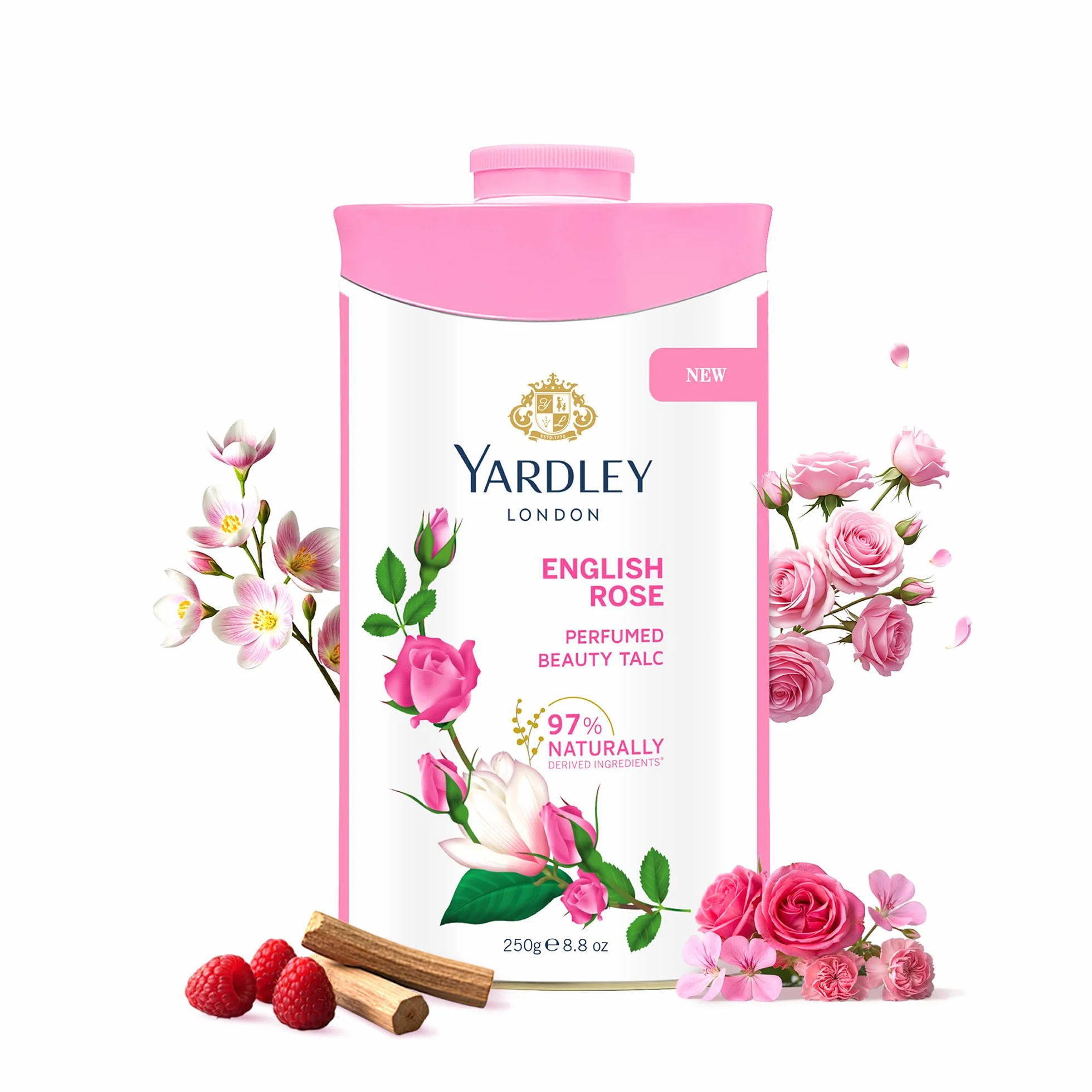 Yardley English Rose Perfumed Talc - 250 g