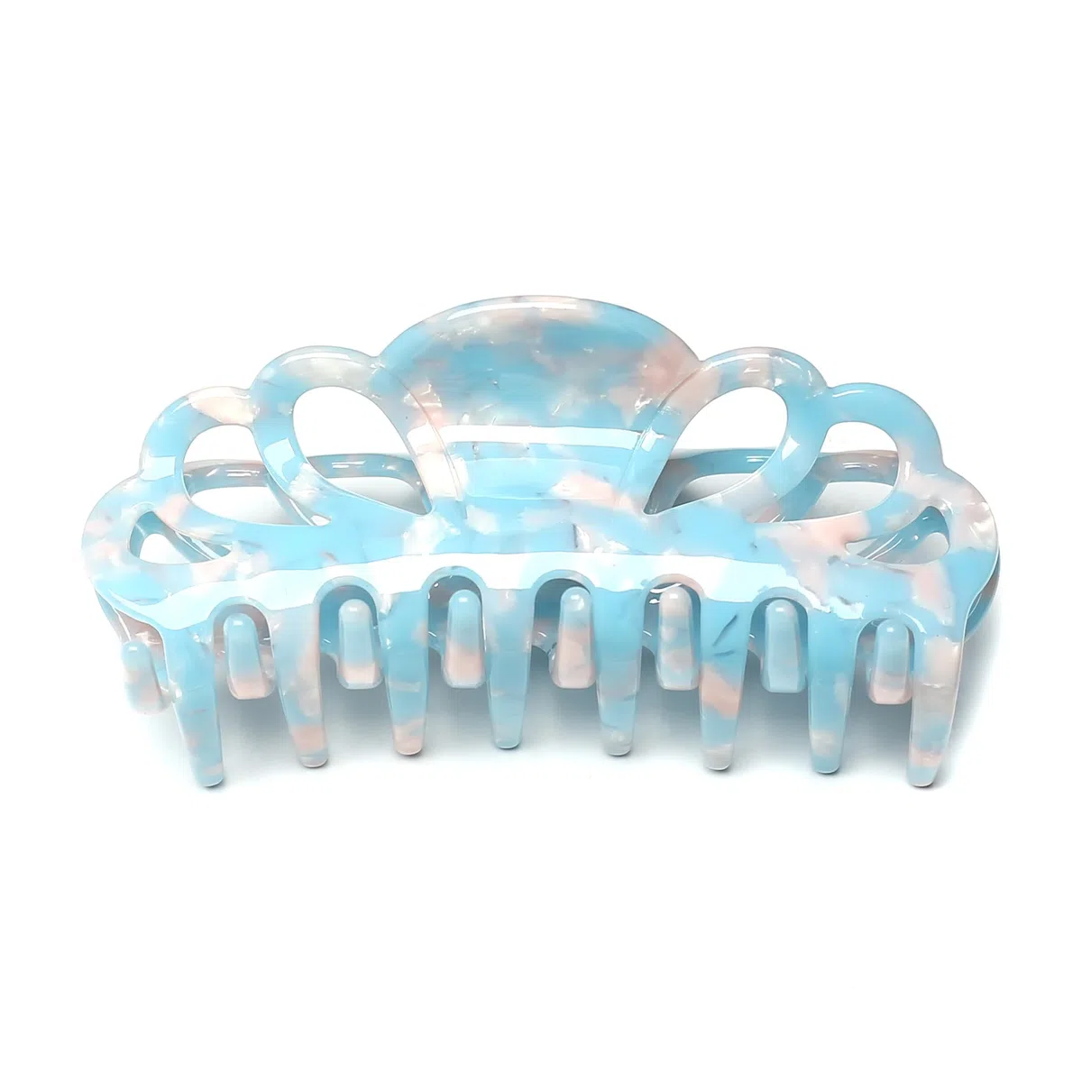 Groß Acetat Haarklammer Haarspange Damen Haarschmuck Haar clips, Blau