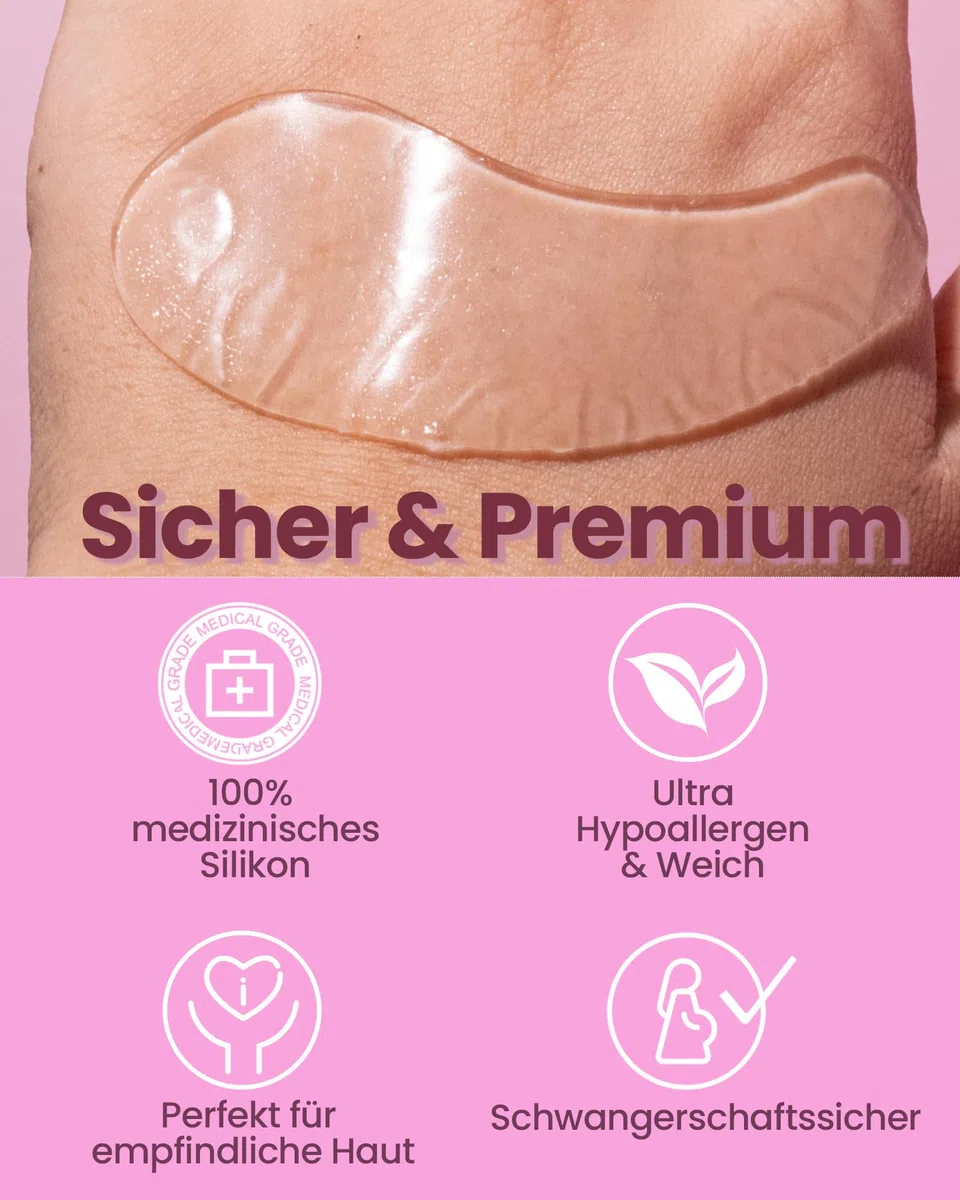 Silikonpflaster Gegen Falten - Akissos 5PCS Super Hydratation Zornesfalte Pflaster,Face Tape,Silikon Falten Pflaster Gesicht für Gesicht|Stirnfalten|Augen,Straffung über Nacht,Nach der Skincare