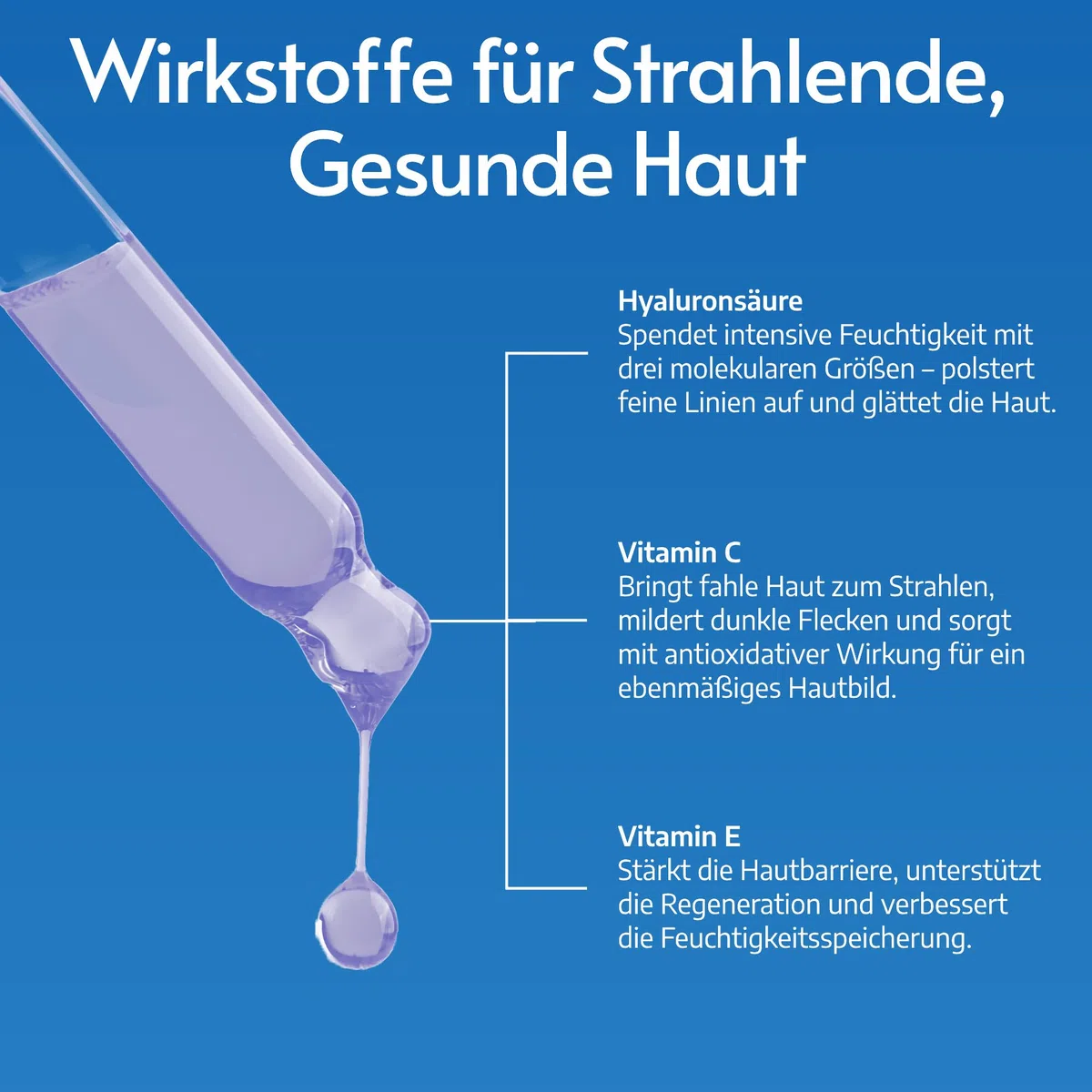 Hyaluron Serum Hochdosiert mit Vitamin C für Microneedling | Hyaluronsäure + Vitamin C & E | Hyaluronic Acid Serum Gesicht | Anti Aging & Anti Falten | Feuchtigkeitsserum | 60 ml