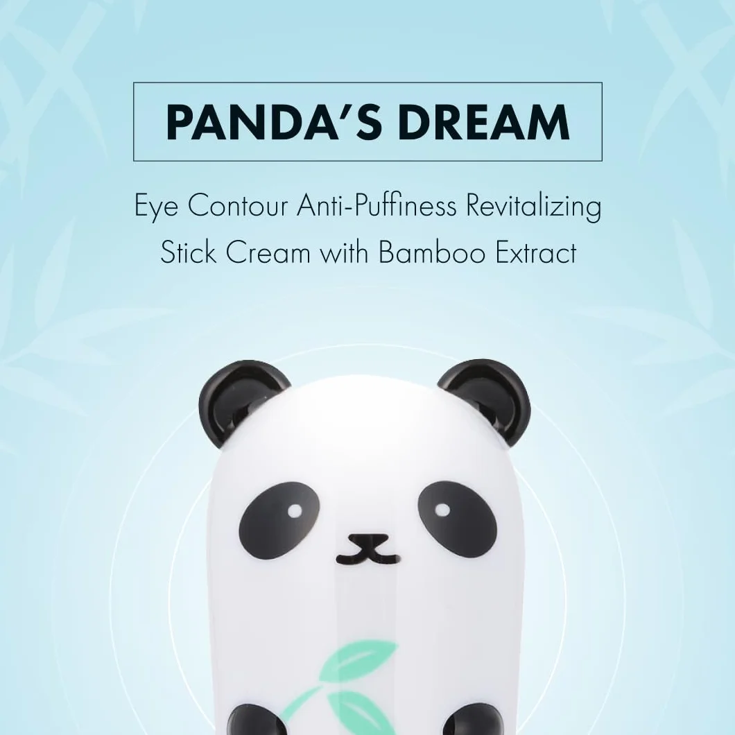 TONYMOLY Panda's Dream Eye Balm Stick - Kühlend Feuchtigkeitsspendend,Under Eye Brightener - Eye Cream, Augencreme Gegen Falten und Augenringe, 9g