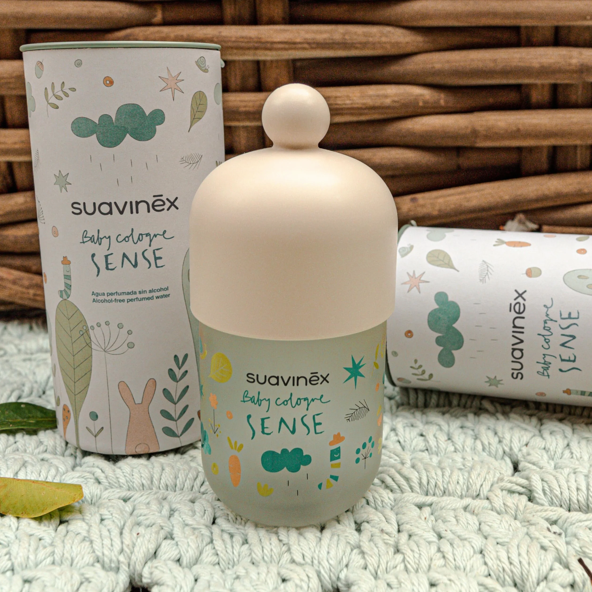 Suavinex, Baby Colonia Sense, alkoholfreie Köln für Babys und Kinder, dermatologisch getestet, geeignet für empfindliche Haut, nachhaltig, 94% Inhaltsstoffe natürlichen Ursprungs, 100 ml
