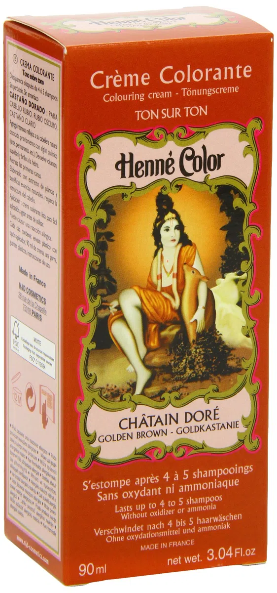 Henné Color Goldenbrown (Goldkastanie) Henna-Tönungscreme