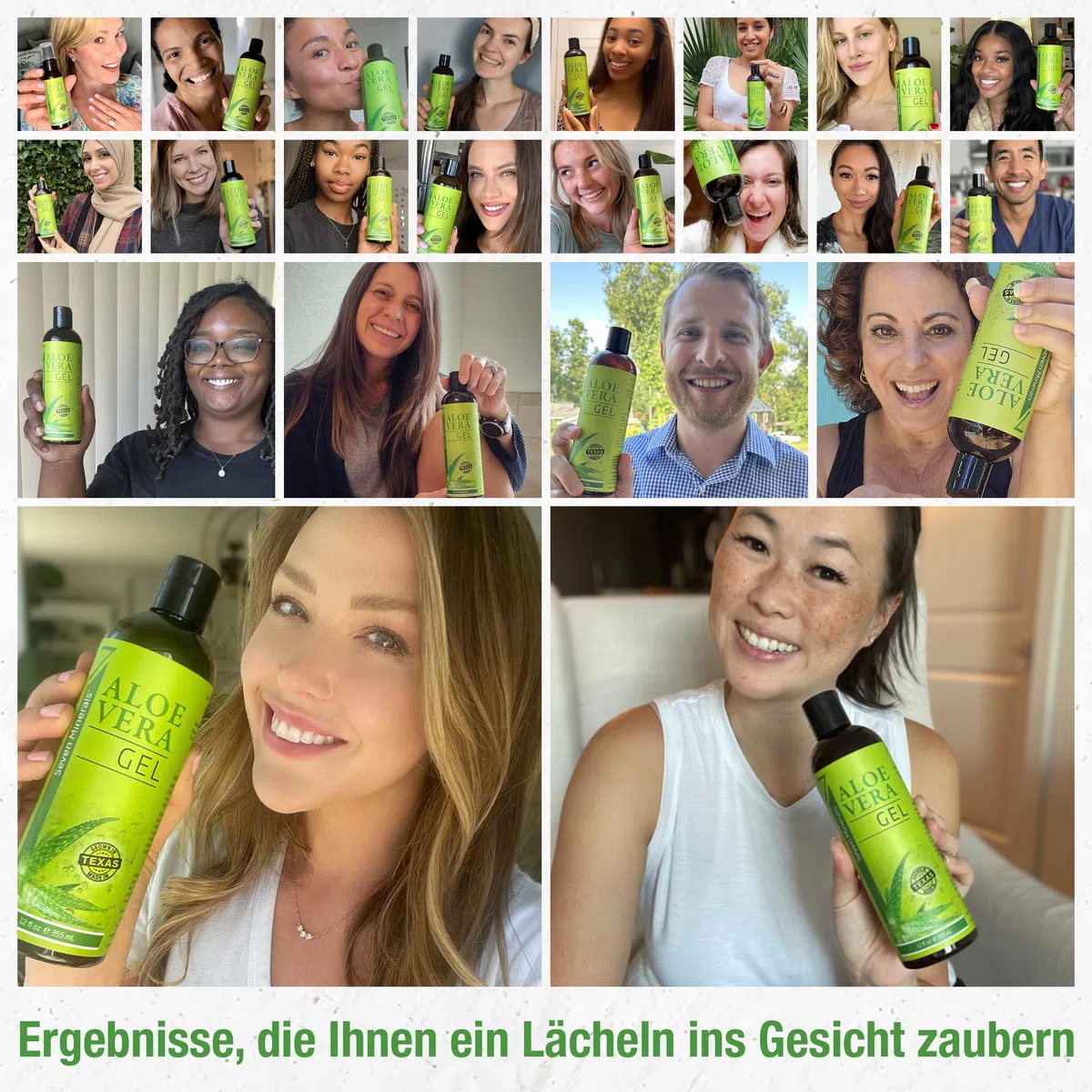 Aloe Vera Gel 99% Bio, 355 ml - ÖKO-TEST Sehr Gut - 100% Natürlich, Rein & Ohne Duftstoffe (Alkoholfrei, Kein Parfüm/WC-Duft) - Einzigartige Vegane Formel OHNE XANTHAN - aus ECHTEM SAFT, NICHT PULVER.