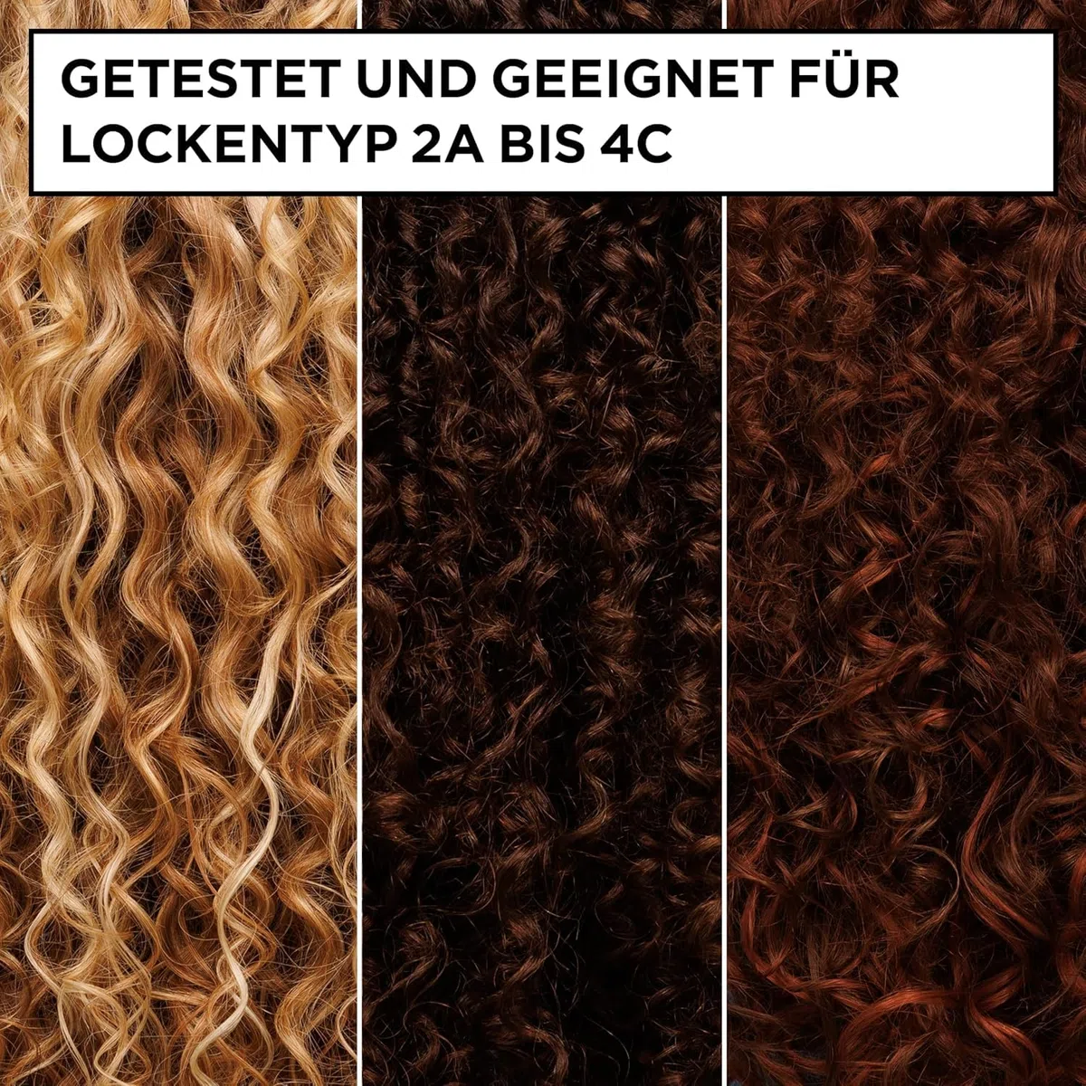 Garnier Feuchtigkeitsauffüllendes Haarpflege-Set für alle Arten von Locken mit Shampoo, Spülung, Haarmaske, Spray, Lockenpflege, mit Hyaluronsäure & Sheabutter, Fructis Lockenmethode, 4-teilig