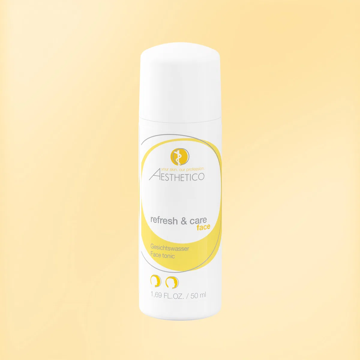 AESTHETICO Reiseset, 2x 50ml - praktische Hautreinigung für unterwegs, AE refresh and care und AE active foam in Reisegröße (auch als Handgepäck im Flugzeug)