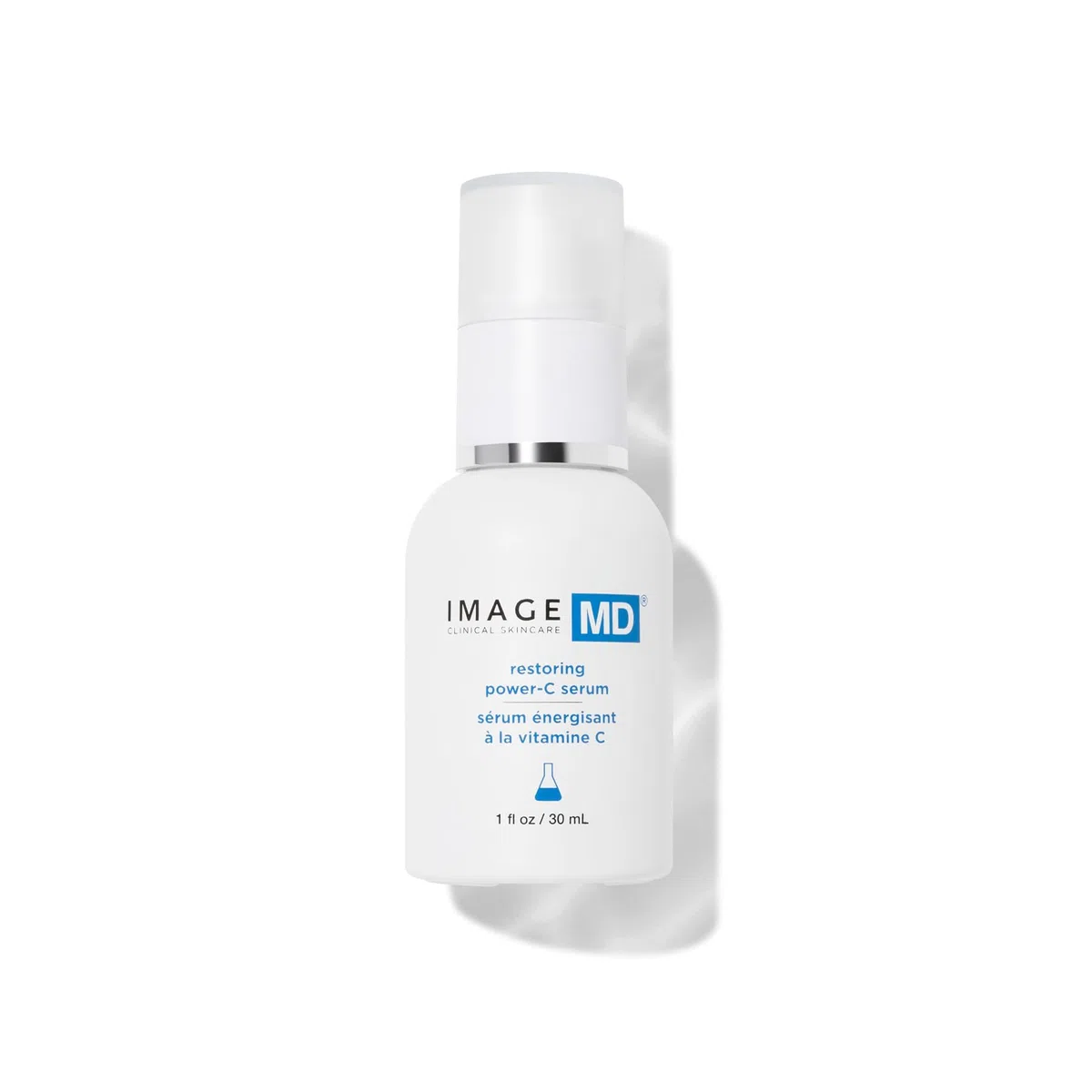 IMAGE Skincare IMAGE MD restoring power-c serum - 20% Vitamin C, Gesichtsserum, Antioxidantien, Ferulasäure, Hyaluronsäure und Vitamin E, verbessert feine Linien und Falten, alle Hauttypen - 30 ml