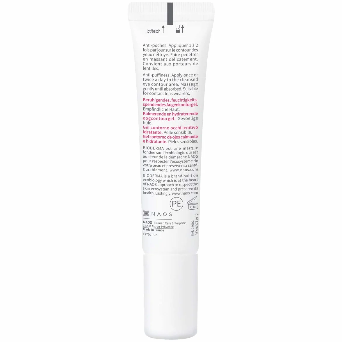 Bioderma Sensibio Augengel, 15 ml