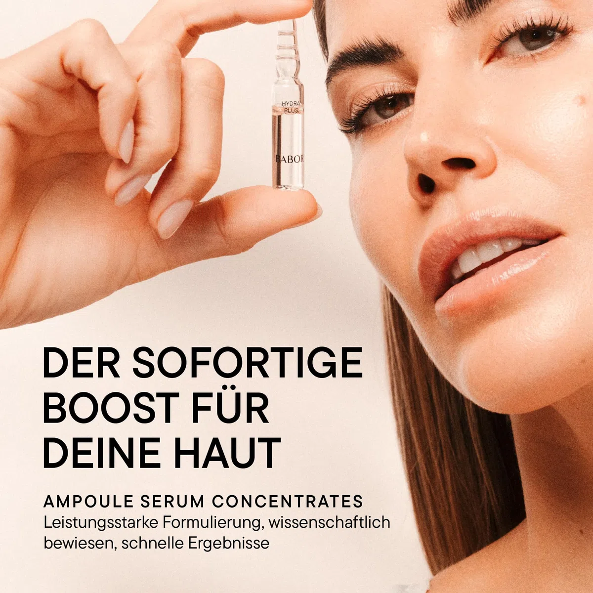BABOR Hydra Plus, Serum Ampullen für das Gesicht, Mit Hyaluronsäure für intensive Feuchtigkeit, Vegane Formel, Ampoule Concentrates, 7 x 2 ml