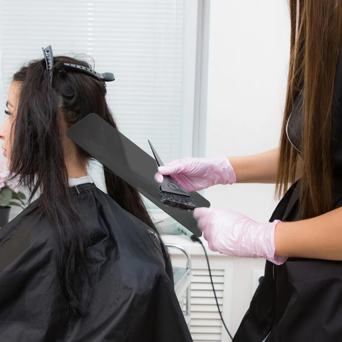 TOYANDONA Acryl Haarfärbepaddel Haarfärbemittelplatte Friseurbedarf zum Färben Professionelles Färbeboard für Zuhause Salon