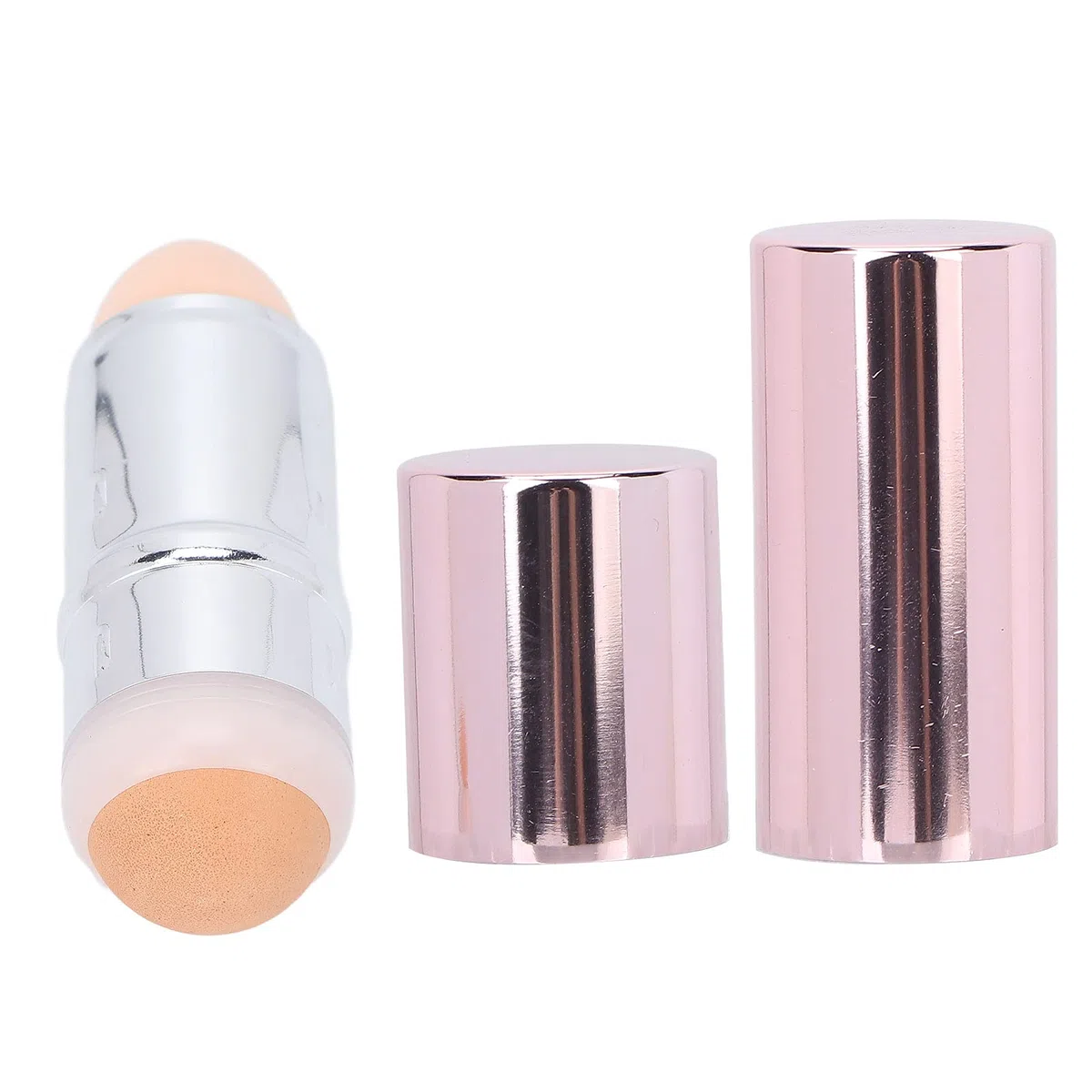 Gesichtsroller, Ölkontrollroller für die Hautpflege, Gesichtsmassage, Vulkanstein, Make-up-Radierer für Alle Hauttypen, 8,4 X 2,5 Cm (Ölabsorbierender Rollerball, rosa)