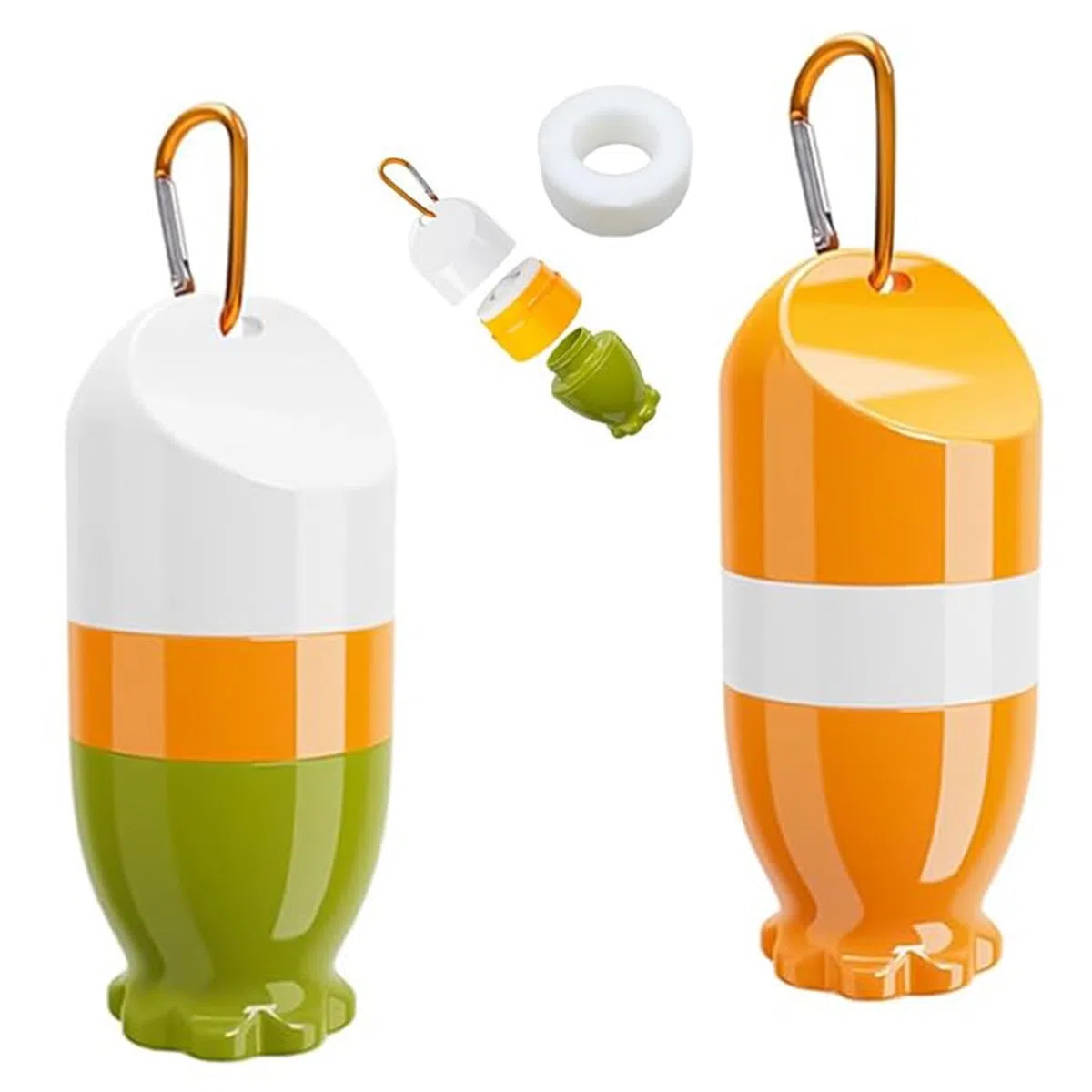 2 Stück Sonnencreme Applikator Kind, 100ml Tragbarer Sonnencreme Roller Nachfüllbar, Sunscreen Applicator für Sonnencrem, Sonnenmilch & Lotion, Sonnenschutz Applikator für Erwachsen Kinder Reisen