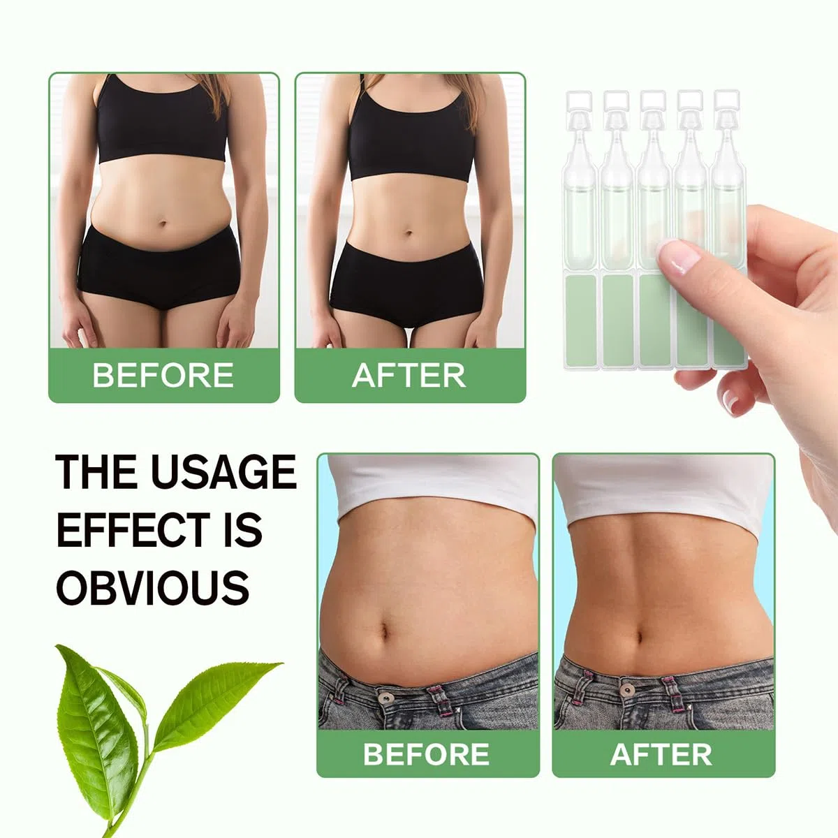 6-in-1 Abnehmen Tropfen, Orale Flüssigkeit zum Abnehmen, Weight Loss Drops, Six-in-One Pflege Tropfen für die tägliche Körperpflege, Bauchfett Schnell Loswerden, für Frauen und Männer