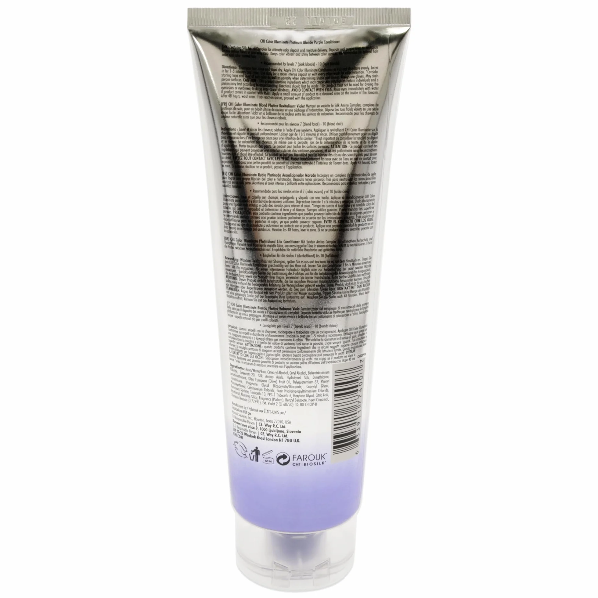 Chi Professional Color Illuminate Platinum Blonde 251 Ml , (1Er Pack)