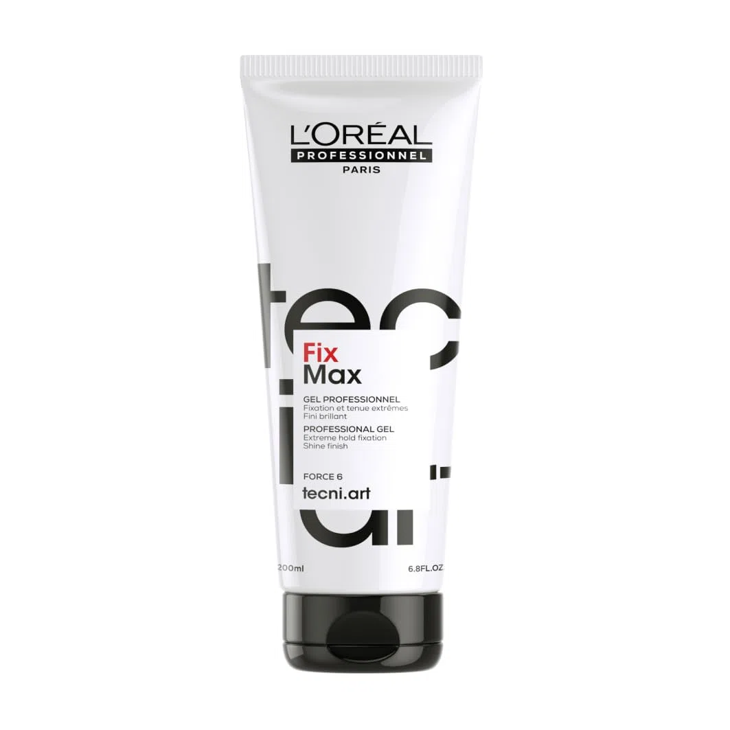 L'Oréal Professionnel Paris Tecni.ART Fix Max, strukturierendes Gel für ultrastarken Halt, glatt & wild, ohne Rückstände, 200 ml