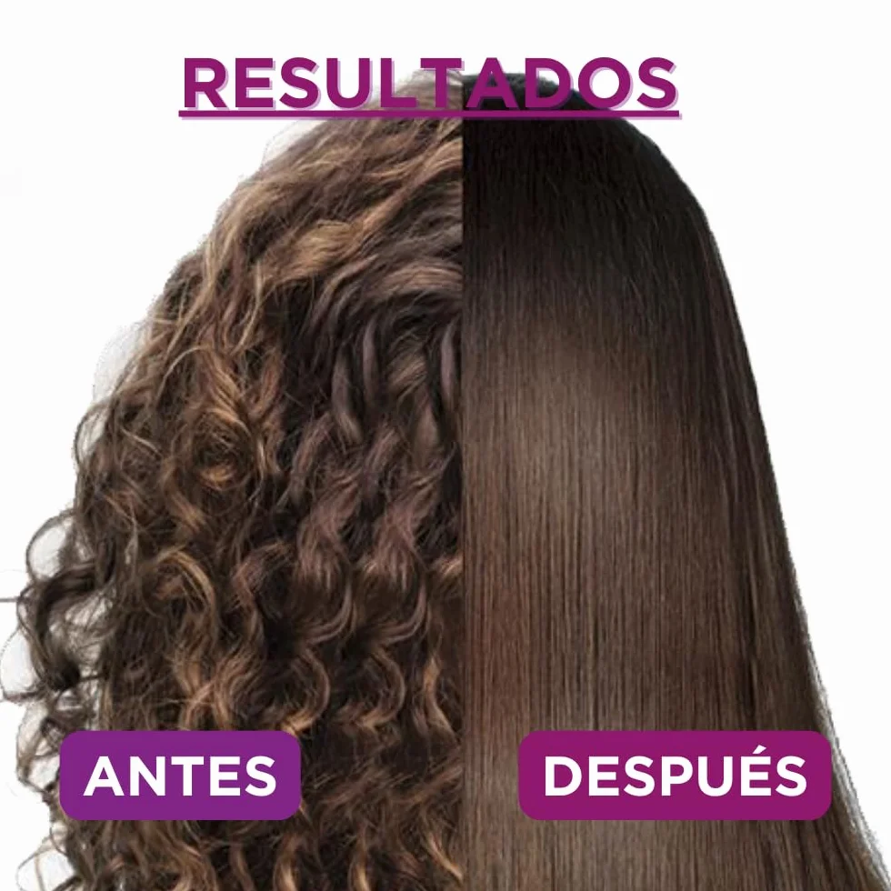 Kativa Keratin Brasilianische Haarglättung Set, Anti-Frizz Keratin Behandlung ohne Formaldehyd und Sulfate, glattes Haar bis zu 12 Wochen, mit Shampoo, Maske und Conditioner