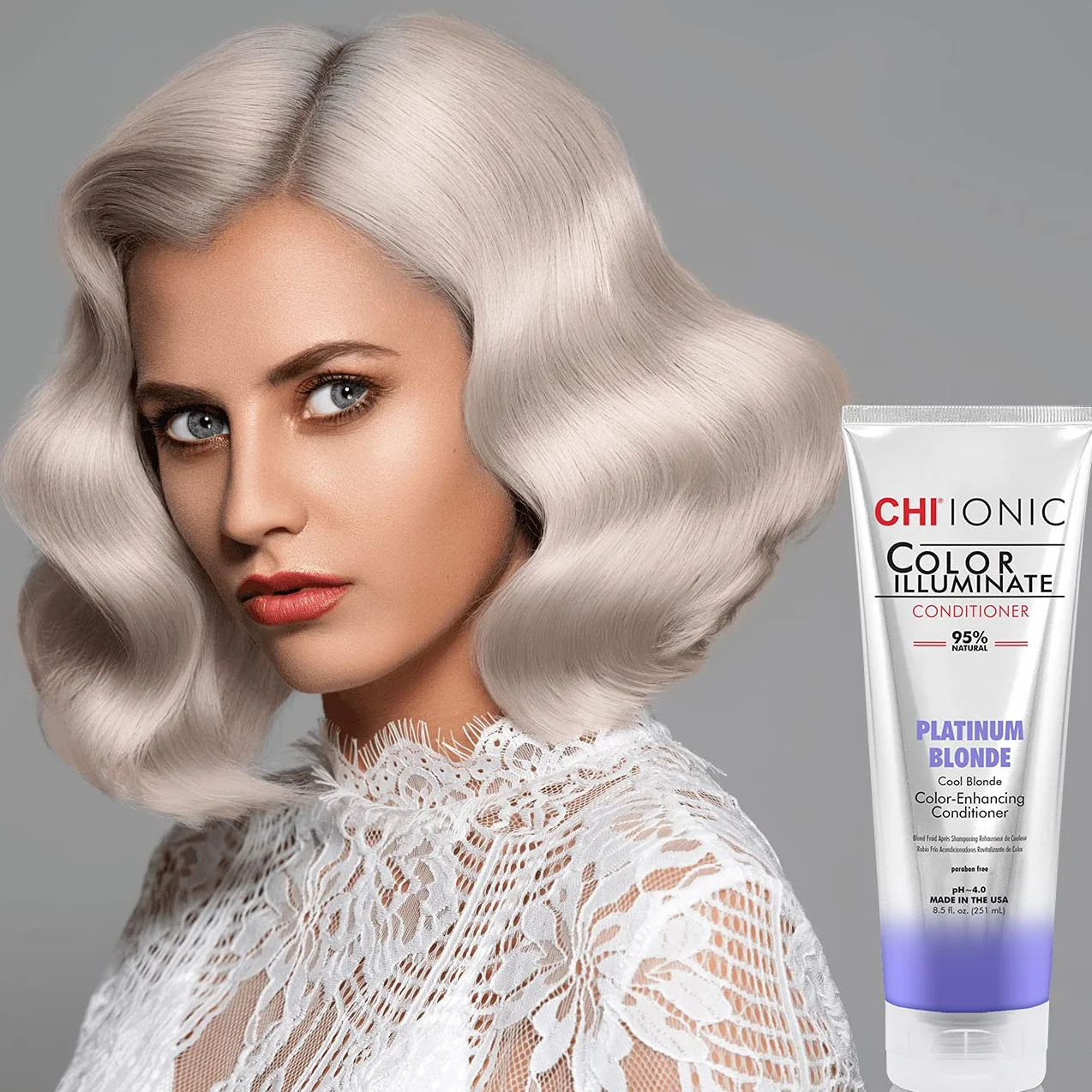 Chi Professional Color Illuminate Platinum Blonde 251 Ml , (1Er Pack)