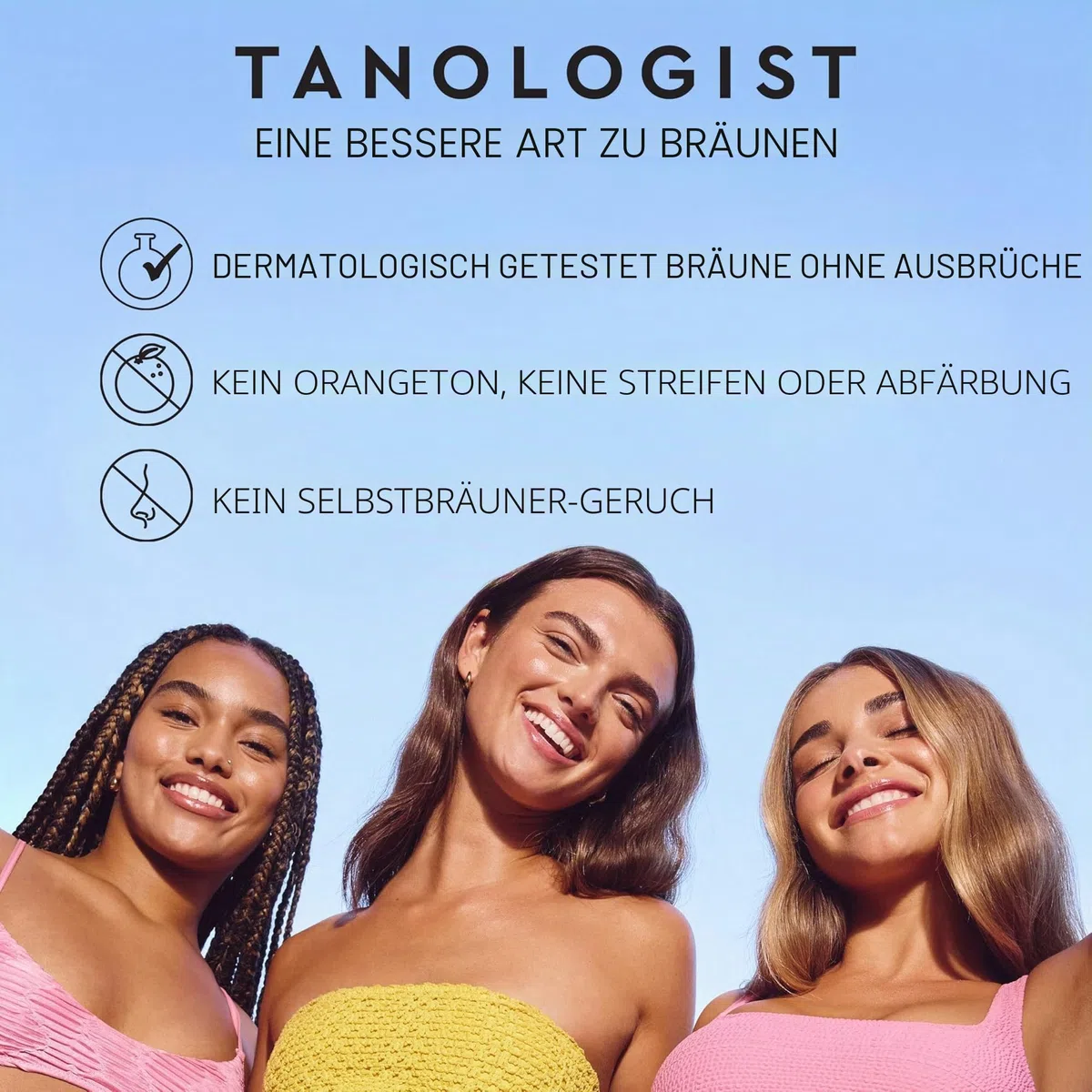 Tanologist Self-Tan Drops Medium – Selbstbräuner Tropfen für Gesicht & Körper – Mischbar mit Pflege – Anpassbare Bräune ohne Streifen – Vegan & Clean – Keine verstopften Poren