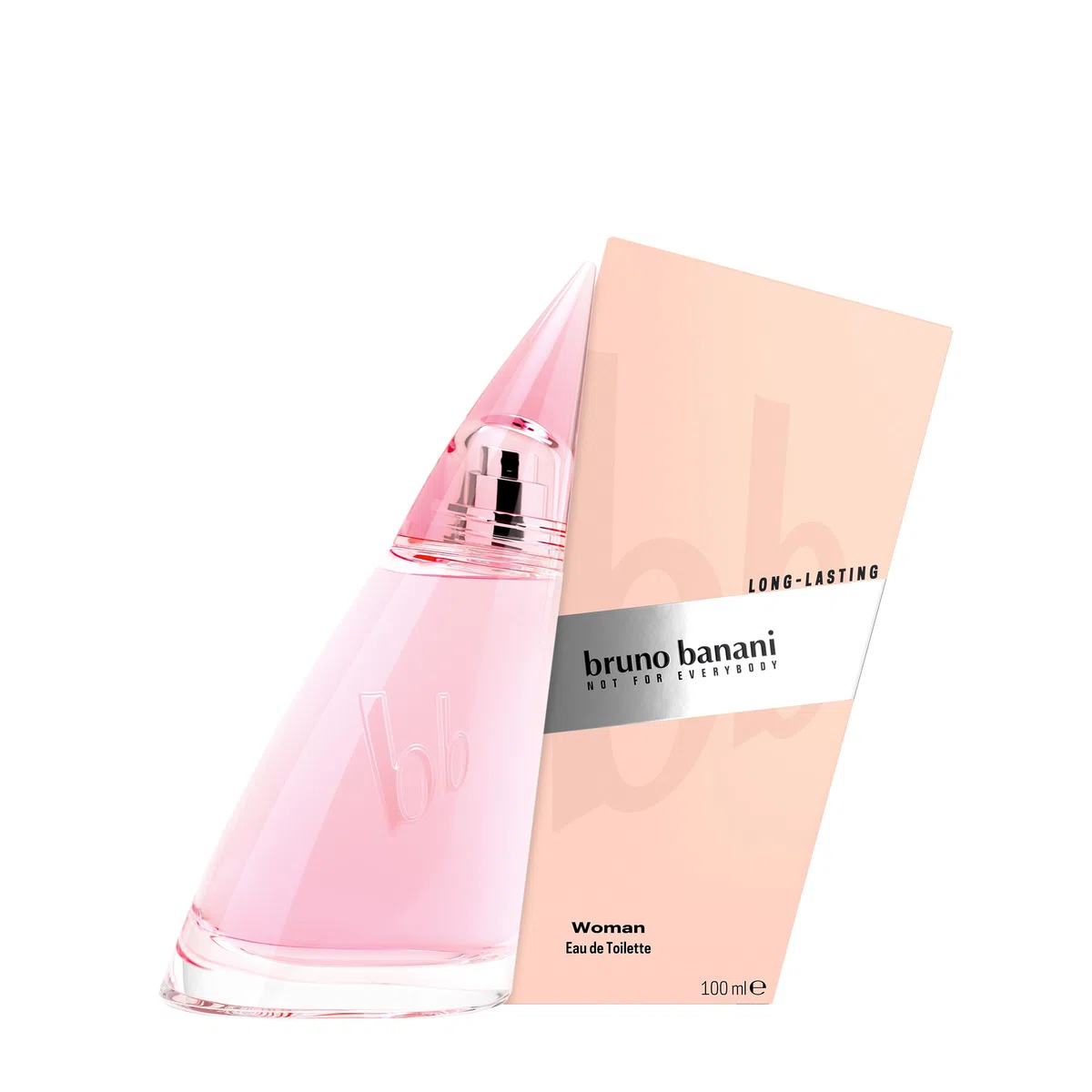 bruno banani Woman Eau de Toilette Natural Spray, blumig-fruchtiges Damen-Parfum, Glasflakon mit Zerstäuber, 100ml