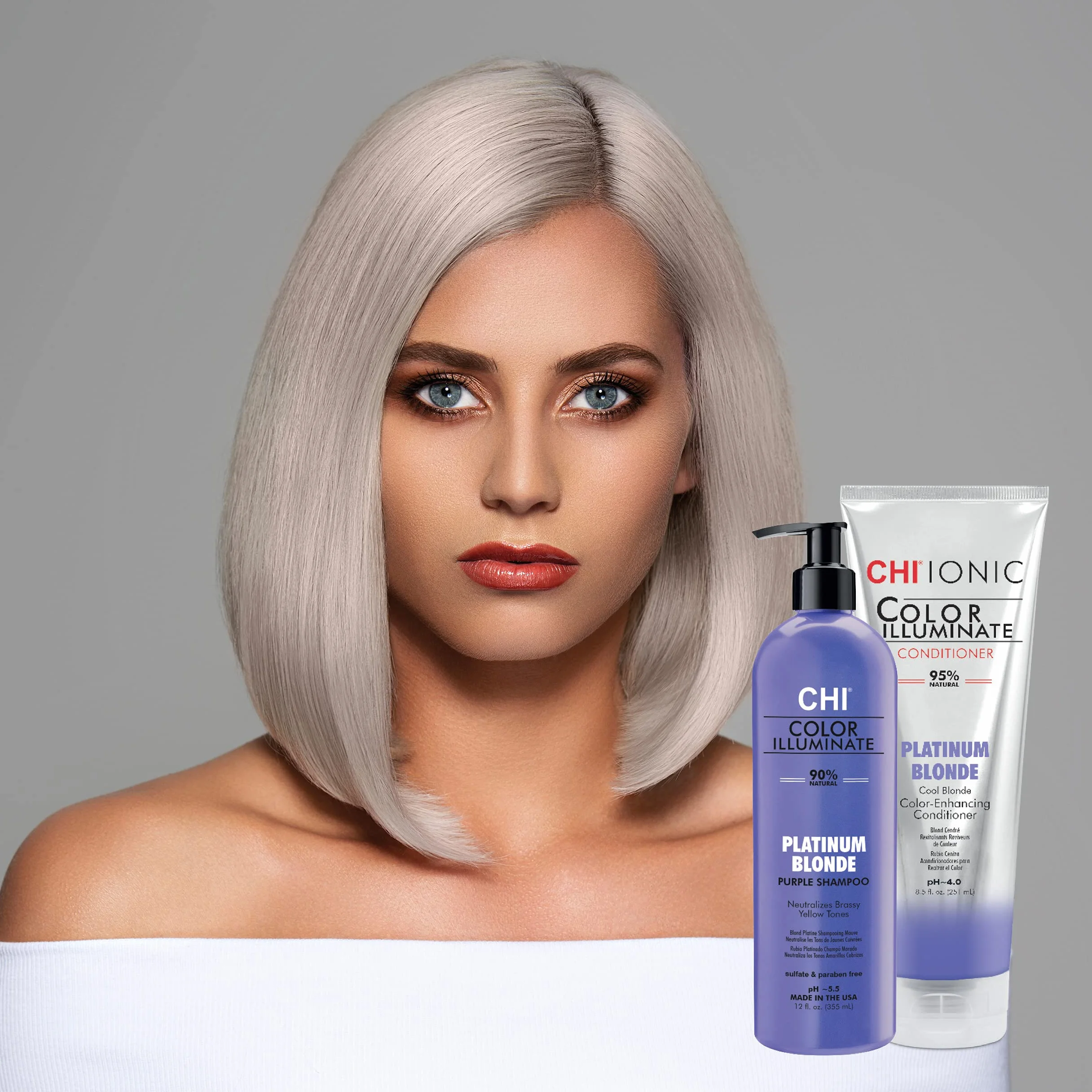 Chi Professional Color Illuminate Platinum Blonde 251 Ml , (1Er Pack)