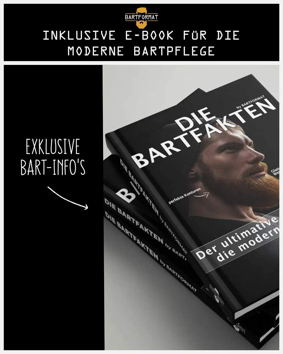 Bartpflegeset für Männer 6-teilig von BARTFORMAT - Bartöl + Balsam + Bartschere + Bartbürste + Bartkamm + Kulturbeutel - Das hochwertige Bartpflege Set ideal als Geschenk