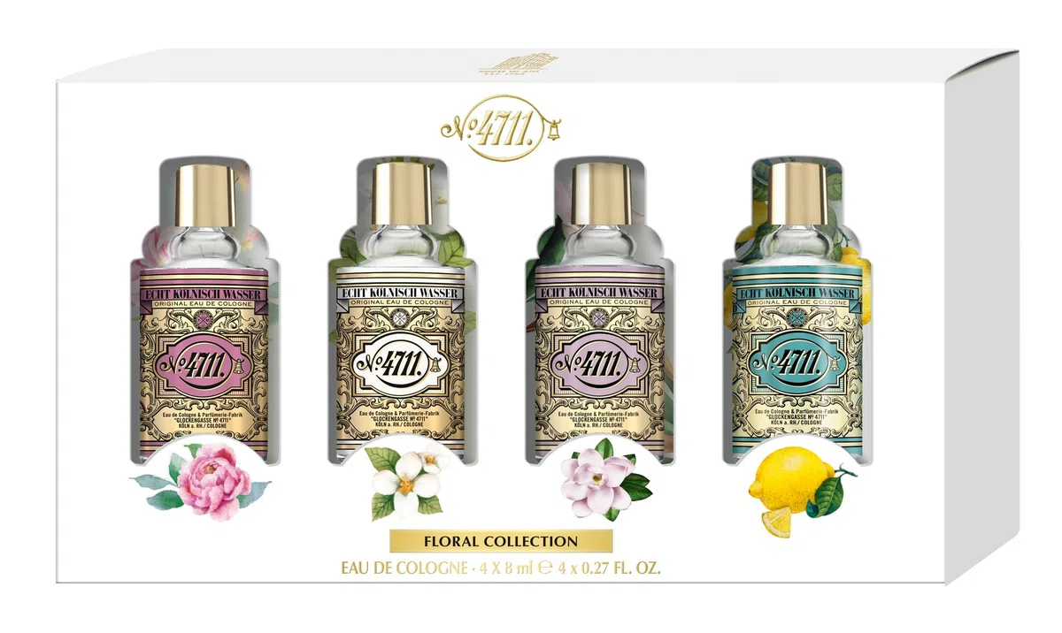 4711 Floral Collection Eau de Cologne Miniaturenset, 4 Düfte, 4 x 8 ml