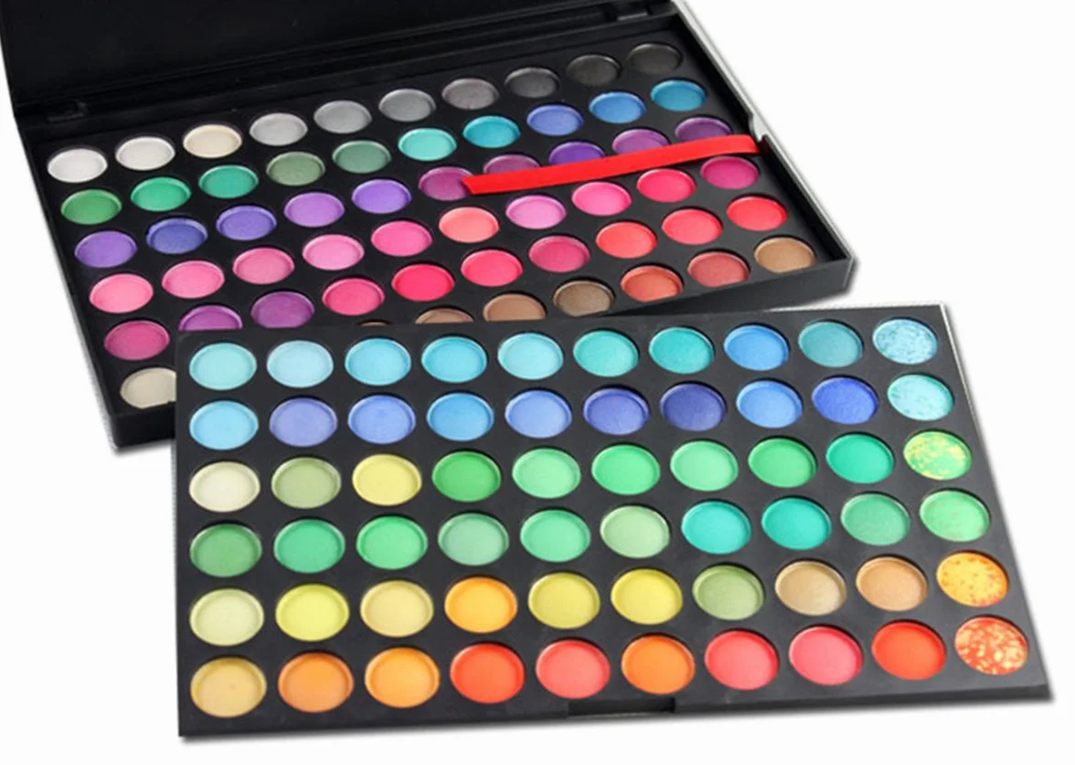 Lidschatten Palette 120 farben Schminkkoffer mit Schminke - Bunte Lidschatten Palette Schminkset Frauen Makeup Sets Matte Lidschatten Palette für Profi-und Tägliche