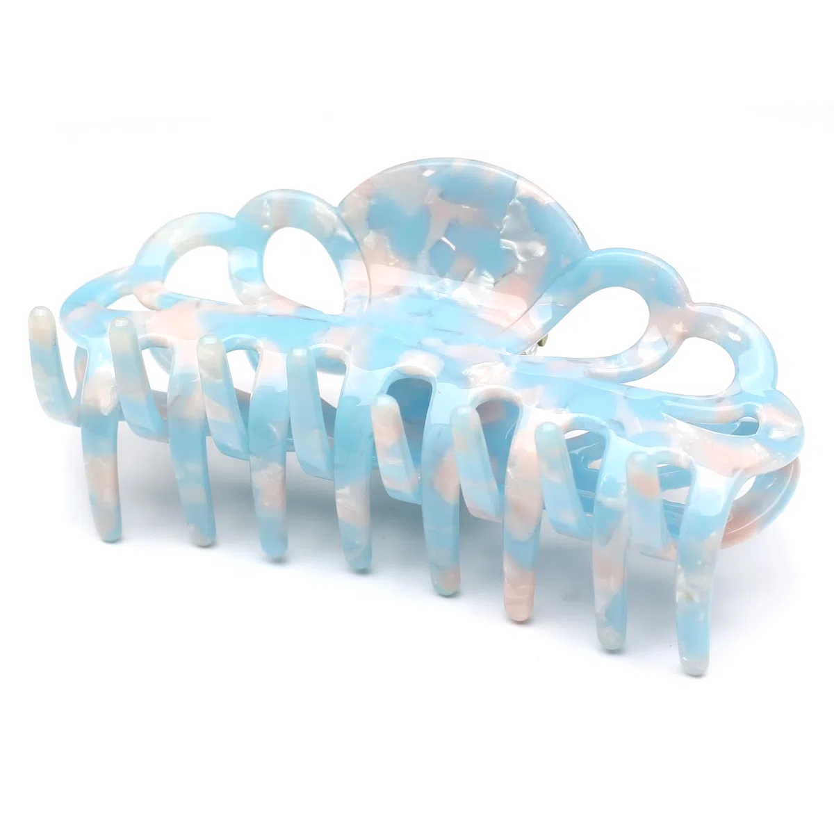 Groß Acetat Haarklammer Haarspange Damen Haarschmuck Haar clips, Blau
