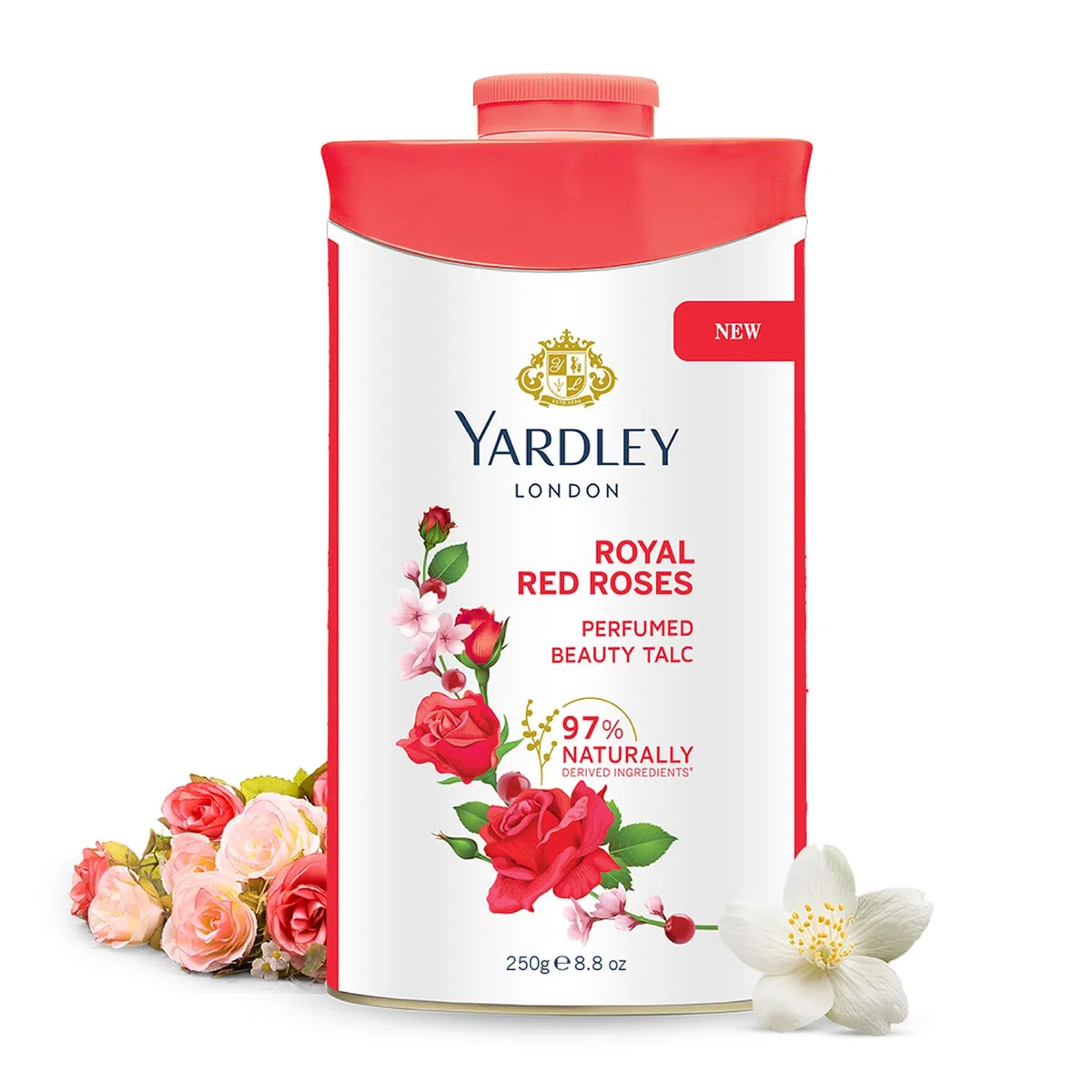 Yardley Red Rose Parfümierter Talk 250 g