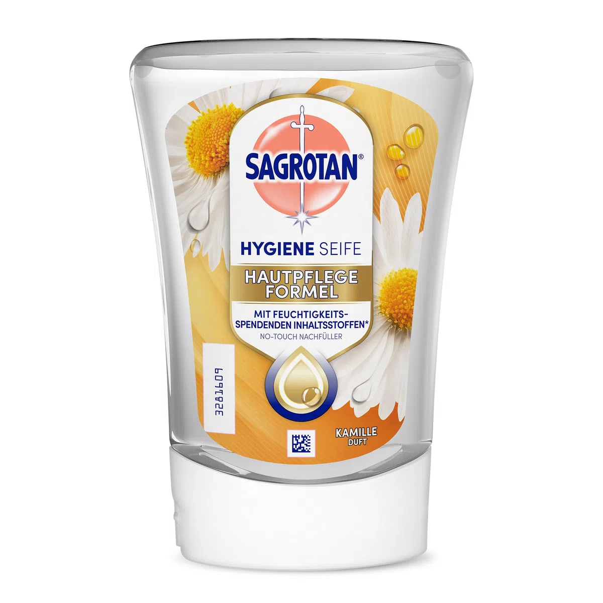 Sagrotan No-Touch Nachfüller Kamille – Für den automatischen Seifenspender – 5 x 250 ml Handseife