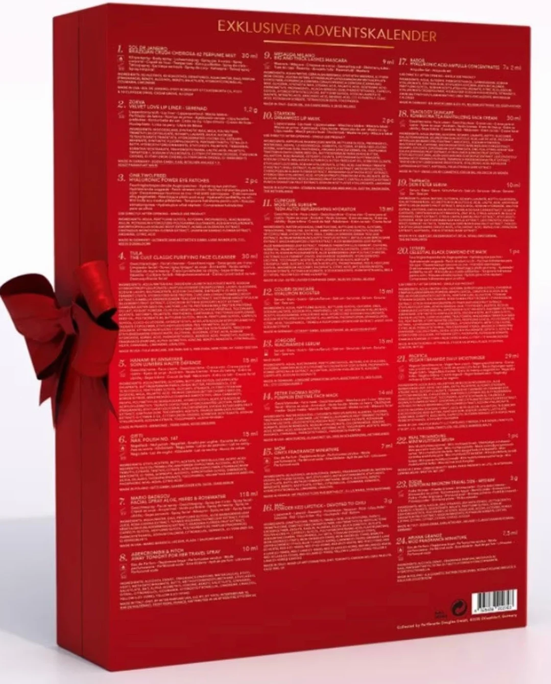 Douglas Adventskalender 2024 Beauty -Exklusiv Edition- Frauen + Mädchen Kosmetik Advent Kalender, Wert 350 €, Pflege Frau, Adventkalender Damen, Women
