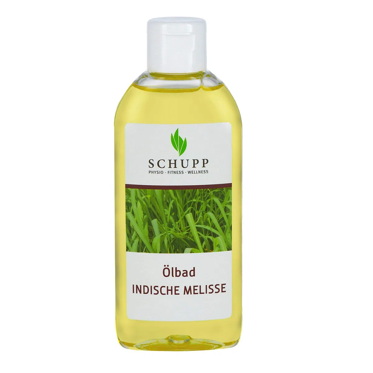 SCHUPP Ölbad Indische Melisse, 200ml - Badezusatz für ein wohltuendes Bad zur Entspannung und Beruhigung - hautpflegende Inhaltsstoffe - Made in Germany