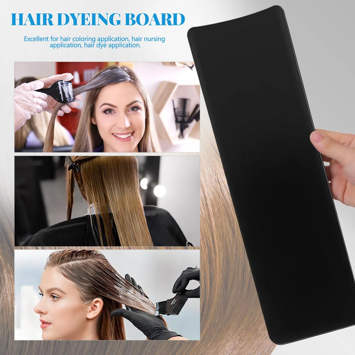 TOYANDONA Acryl Haarfärbepaddel Haarfärbemittelplatte Friseurbedarf zum Färben Professionelles Färbeboard für Zuhause Salon