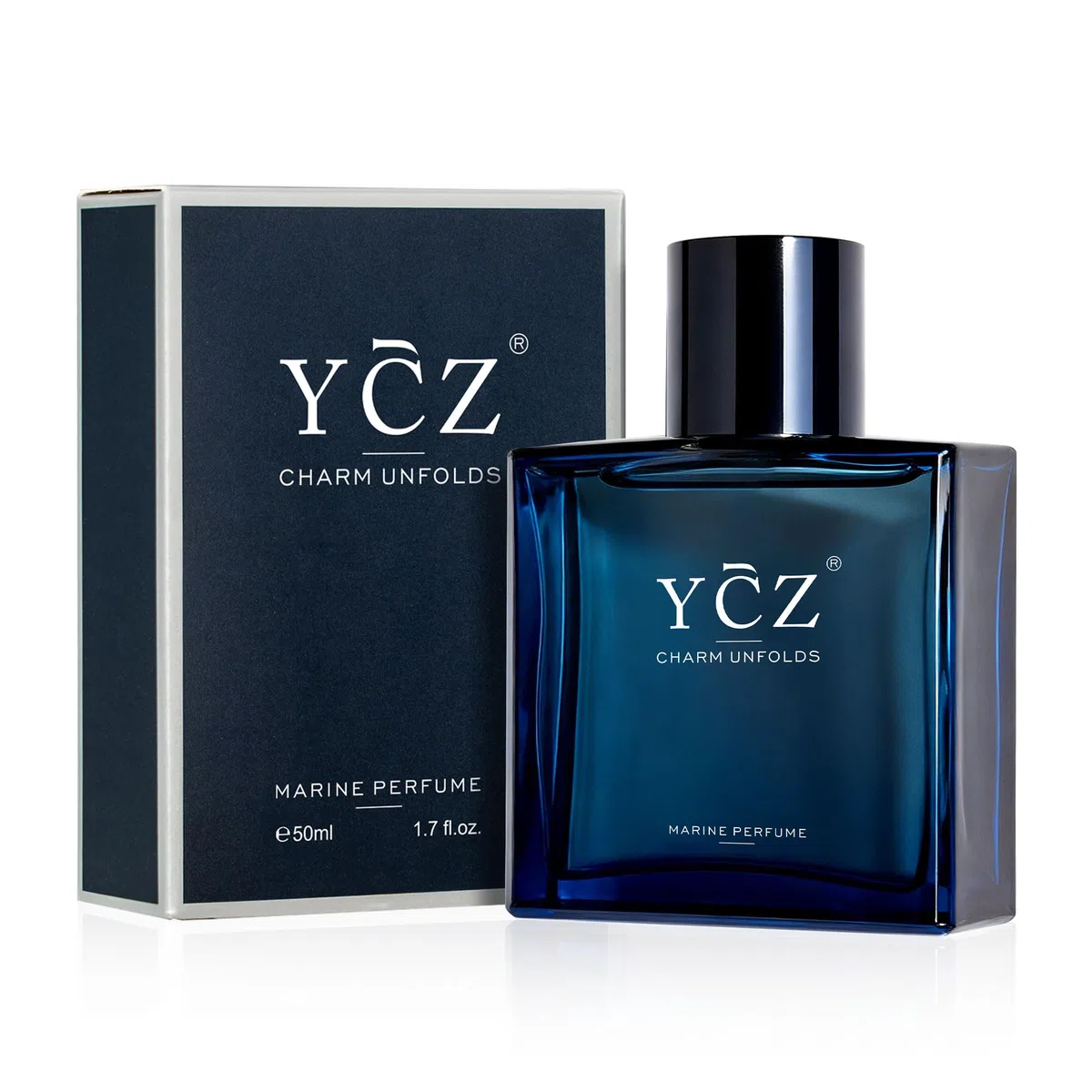 Ycz Charm Marine – Eau de Parfum für Herren 1.7oz – Langanhaltender Parfüm Herren Duft mit orientalisch holziger, ideal für besondere Anlässe und somit das perfekte Geschenk für den Gentleman