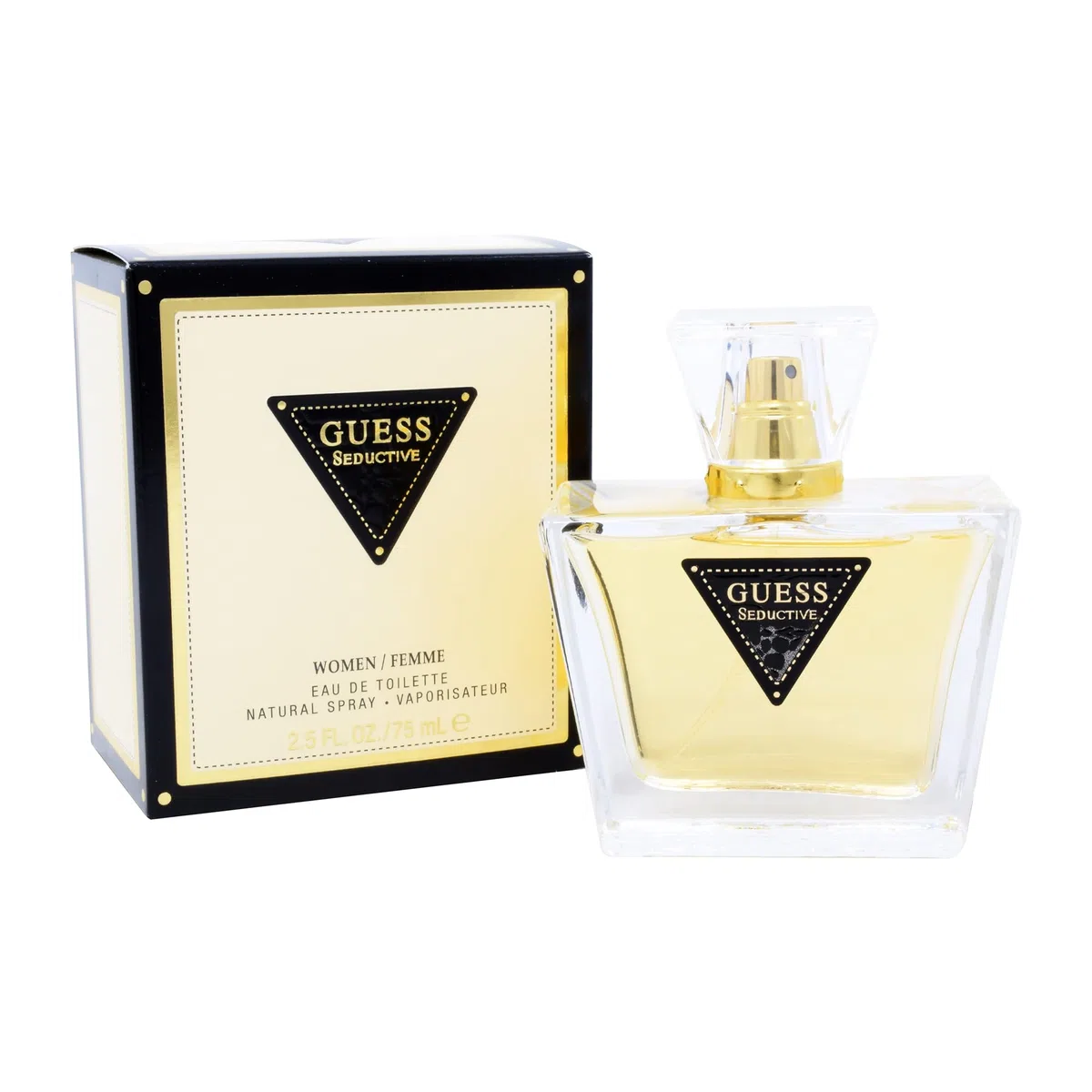GUESS Seductive, Eau de Toilette für Damen, Blumig-Fruchtig, Sinnlicher Duft, Lang Anhaltend, 75 ml