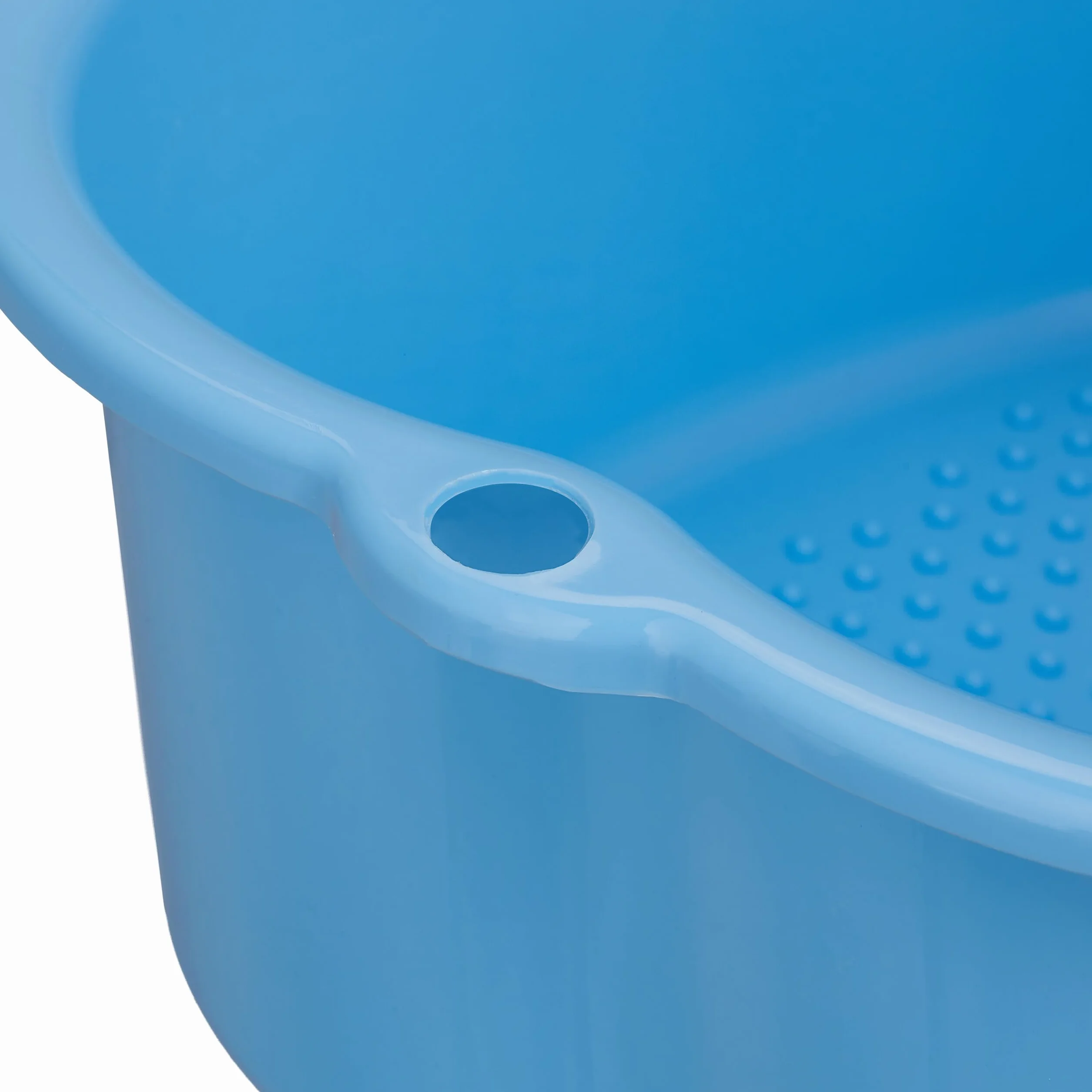 Relaxdays Fußbadewanne, Wanne für Fußbad, Kunststoff, Fußwanne für Fußpflege & Wellness, HxBxT: 15 x 33 x 38 cm, blau