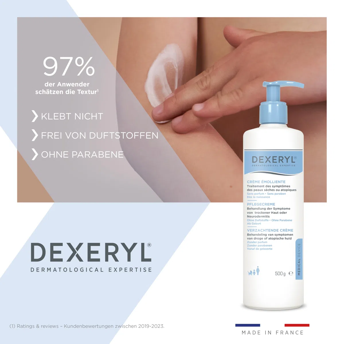 DEXERYL Pflegecreme 500 g