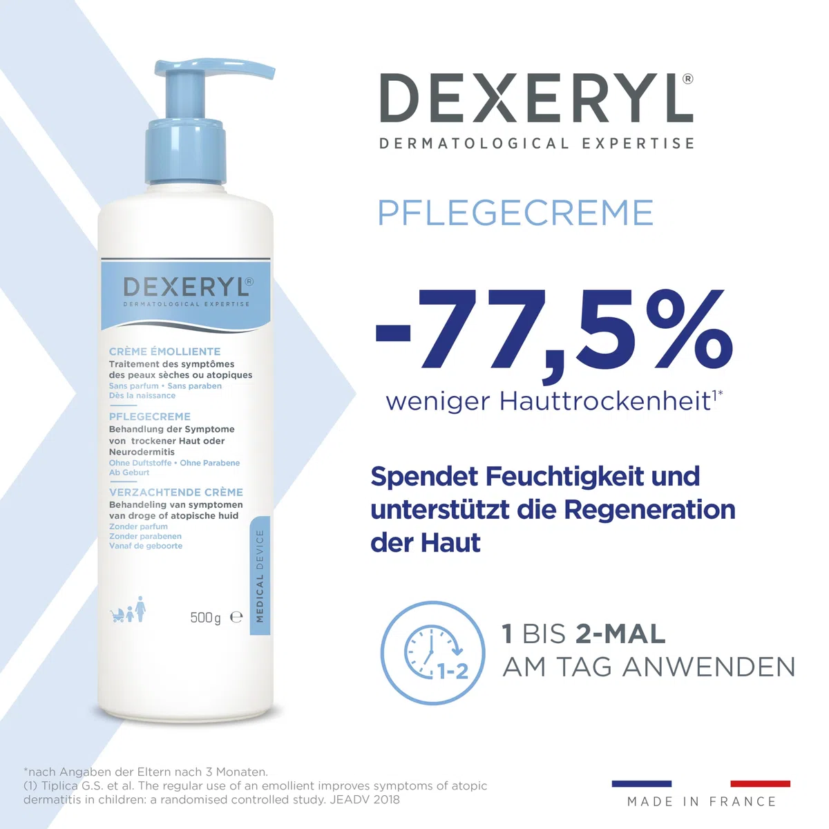 DEXERYL Pflegecreme 500 g