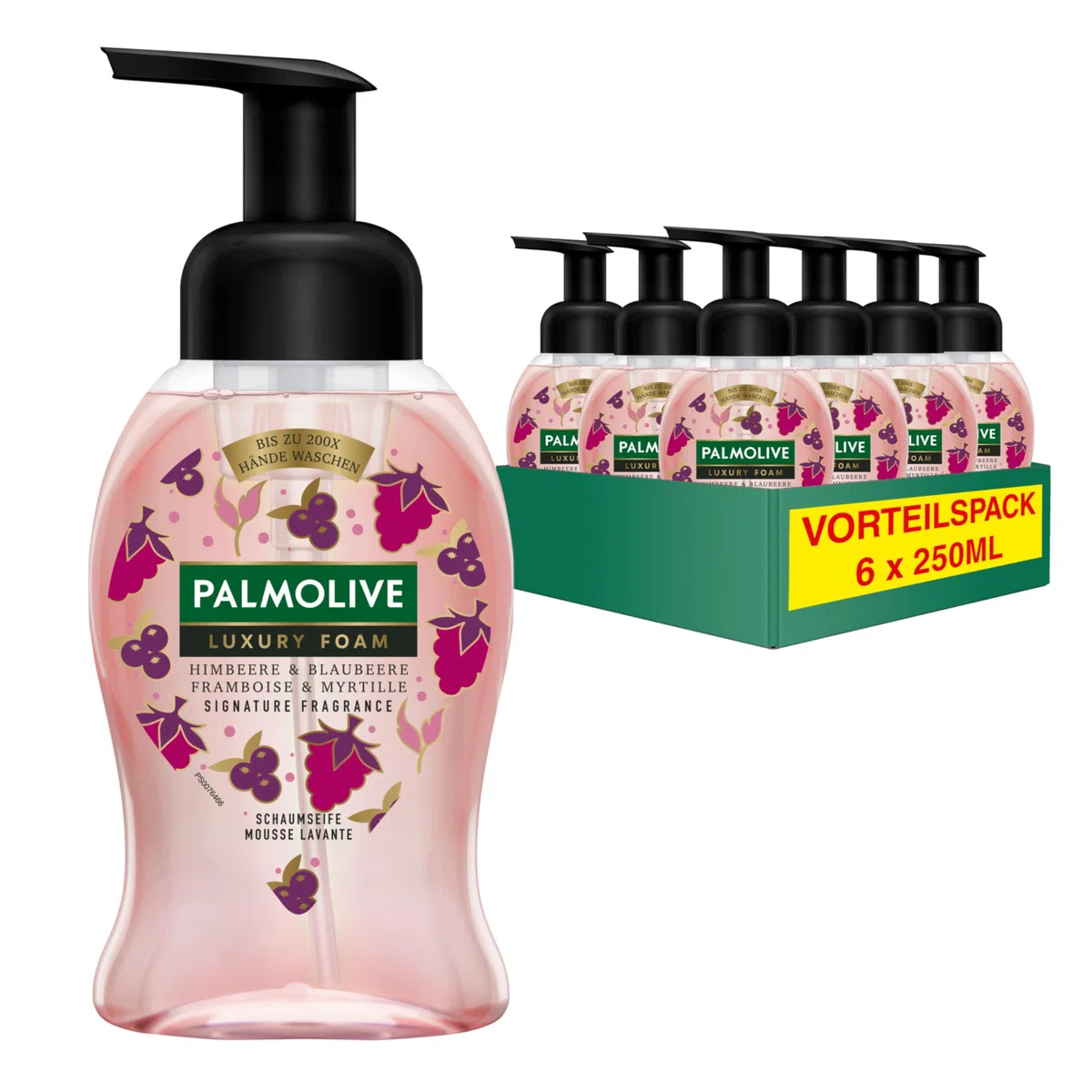 Palmolive Luxury Foam Schaumseife Himbeere & Blaubeere 250ml