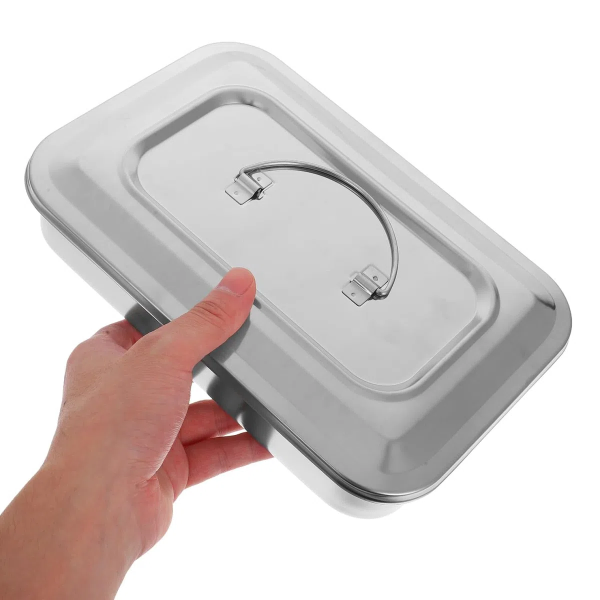 Sterilisationsbox Aus Edelstahl Mit Quadratischem Deckel Rostfrei Langlebig Für Medizinische Instrumente Nagelstudio Und Pediküre