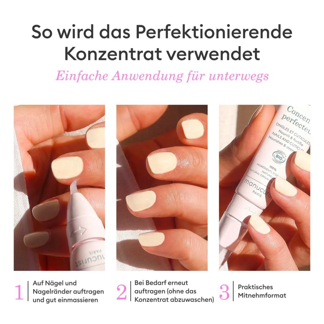 Manucurist Perfektionierendes Konzentrat – Nail Care Pen - Pflegestift für Nägel und Nagelhaut, nährend, stärkend – Nagelhärter testsieger und Cuticle Oil - Made in France